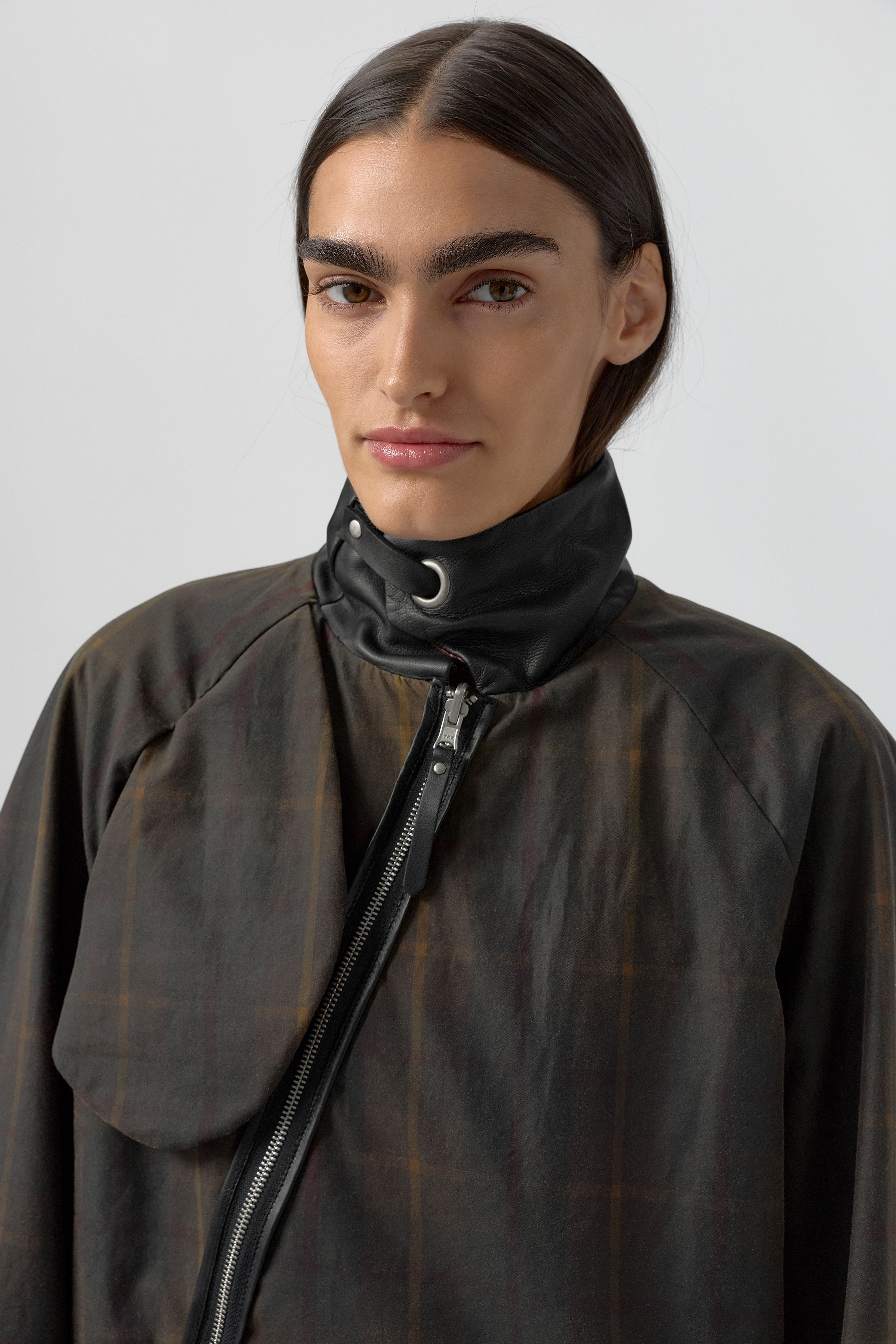 Ofelia Jacket - Brown Cotton | Miista | Designed & Handmade in Europe