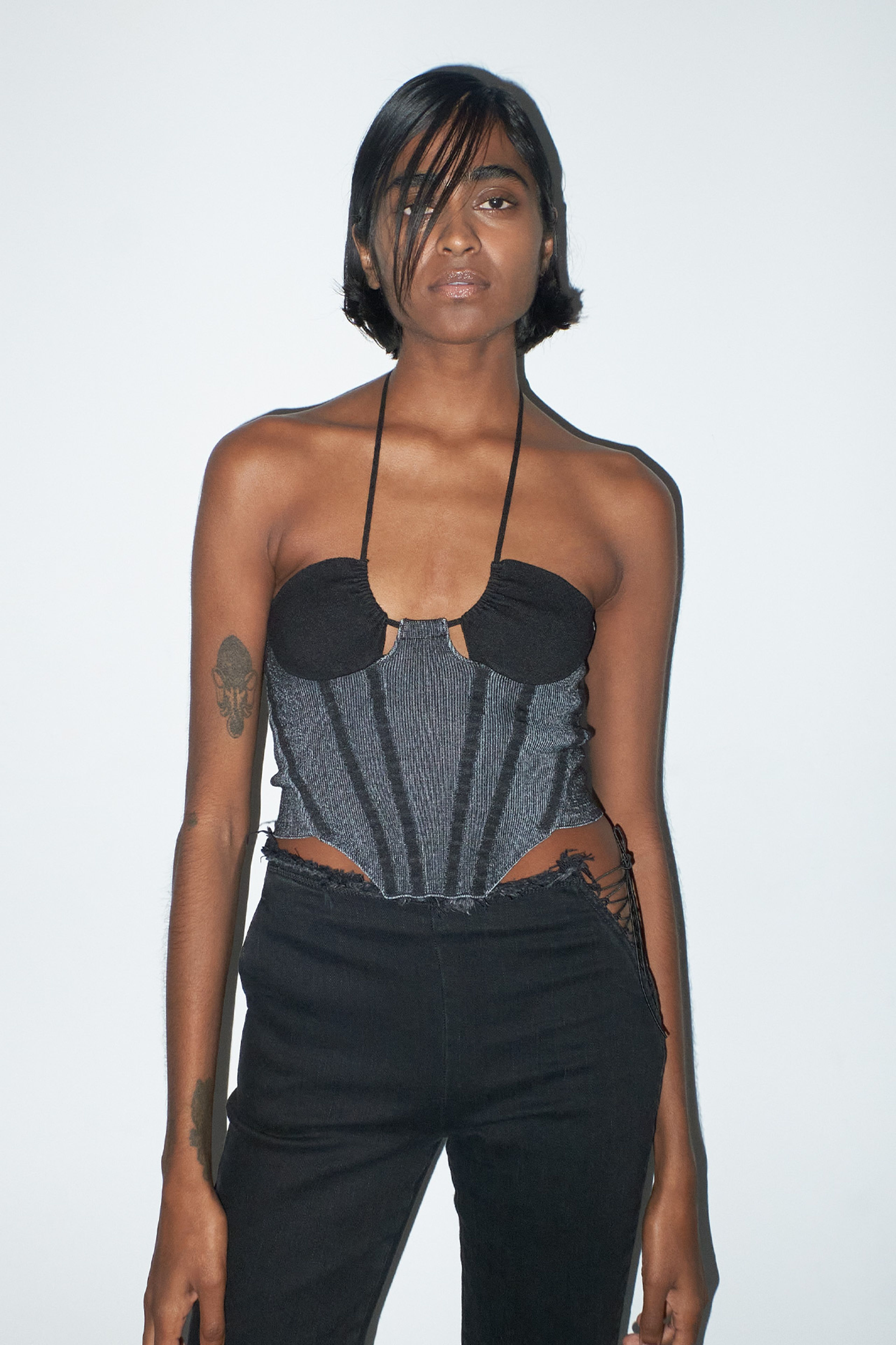 Blume Lightgrey Top | Miista Europe | Made in Spain
