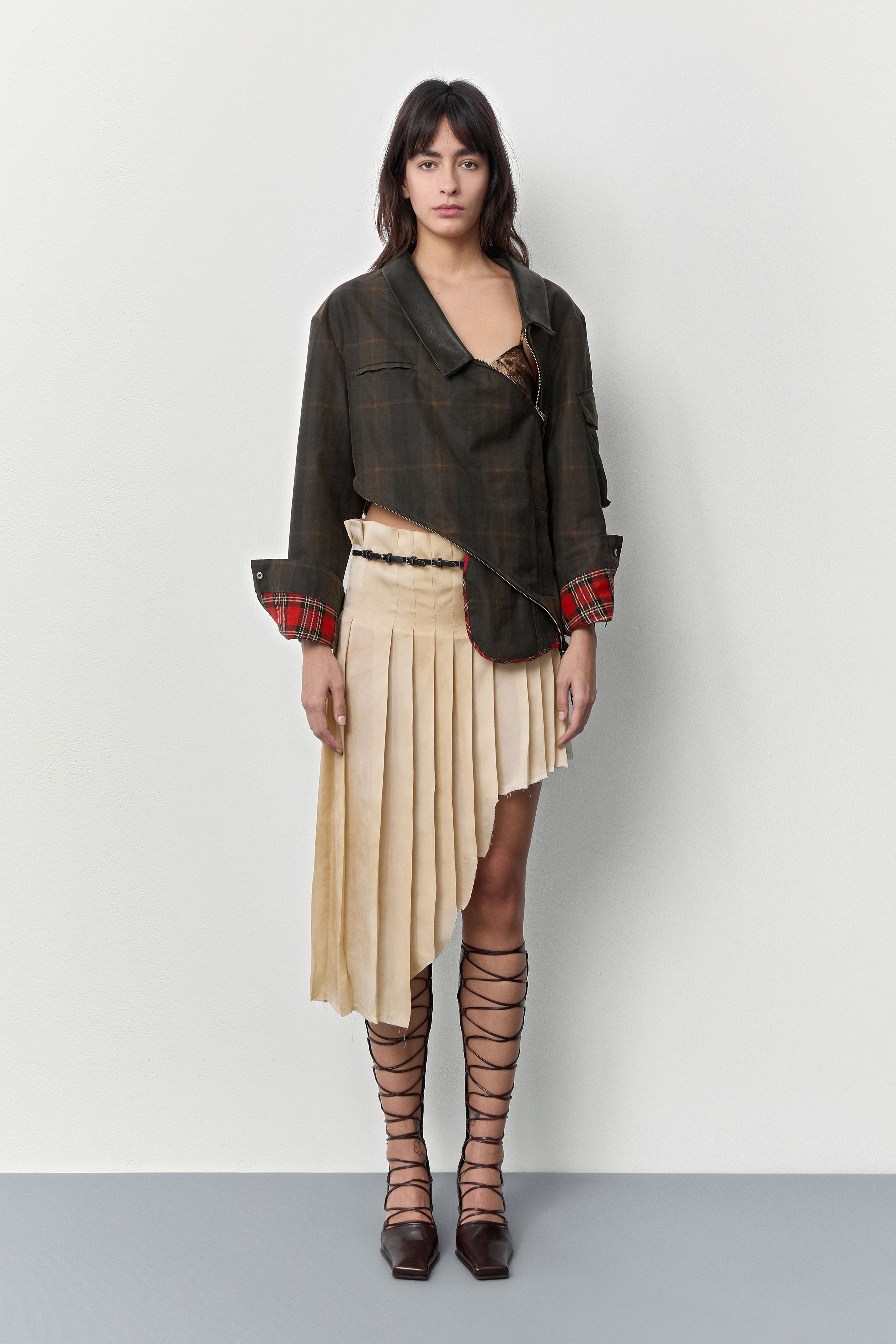Lena Brown Lace Up Wedge Courts | Miista | Designed & Handmade in Europe