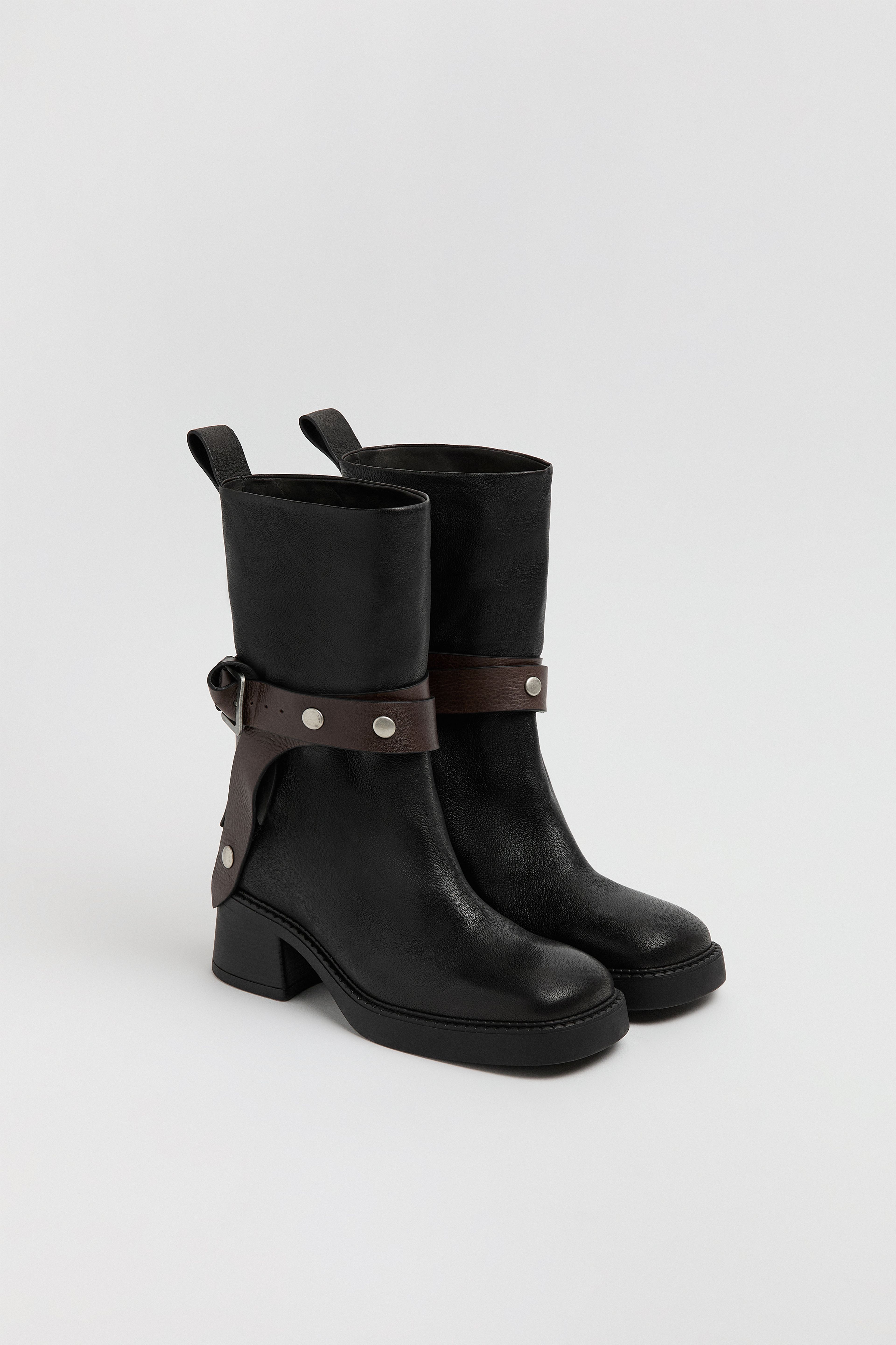 Janina Boots - Black Leather | Miista | Designed & Handmade in Europe