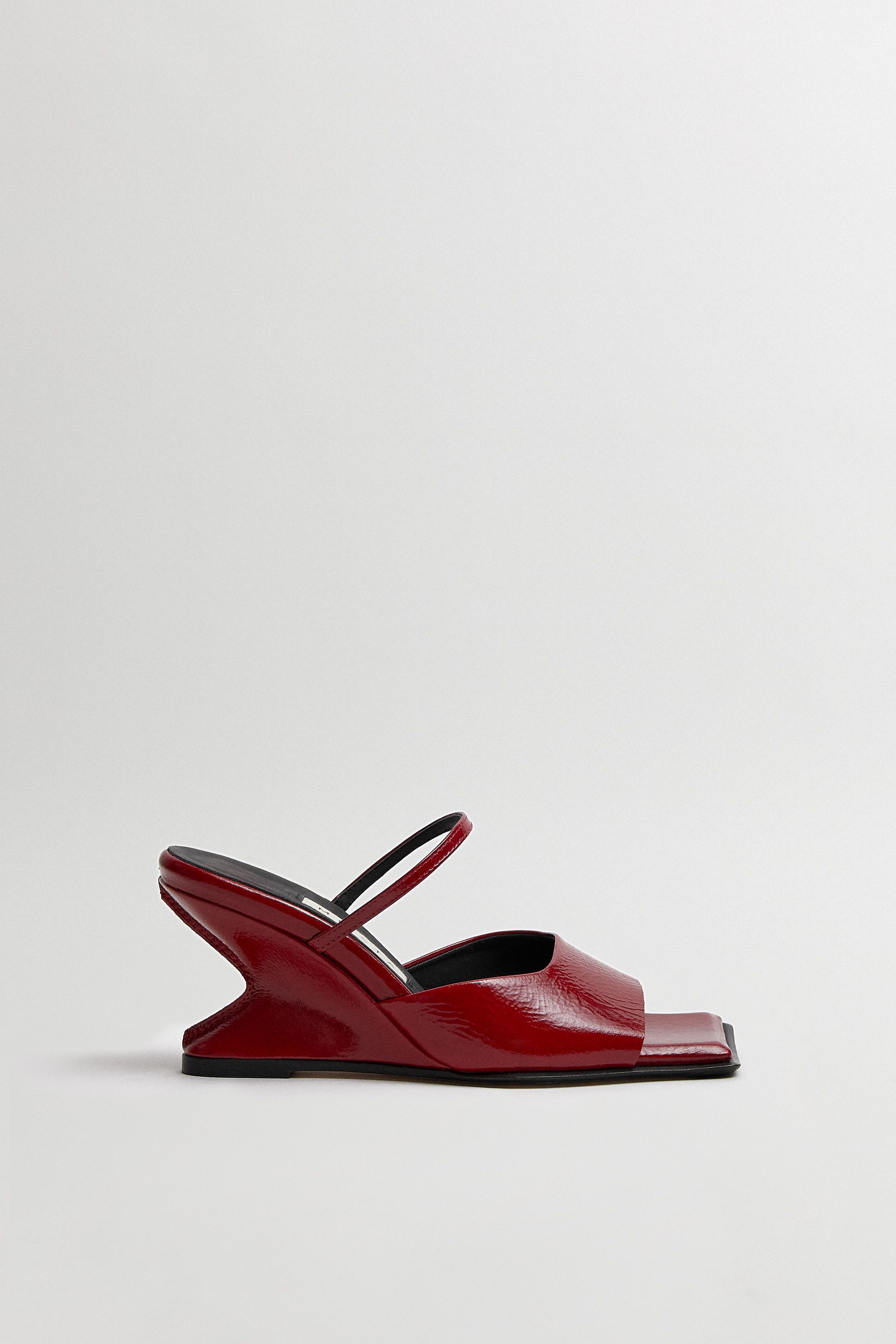 Egle Dark Red Sandals | Designed & Handmade in Europe