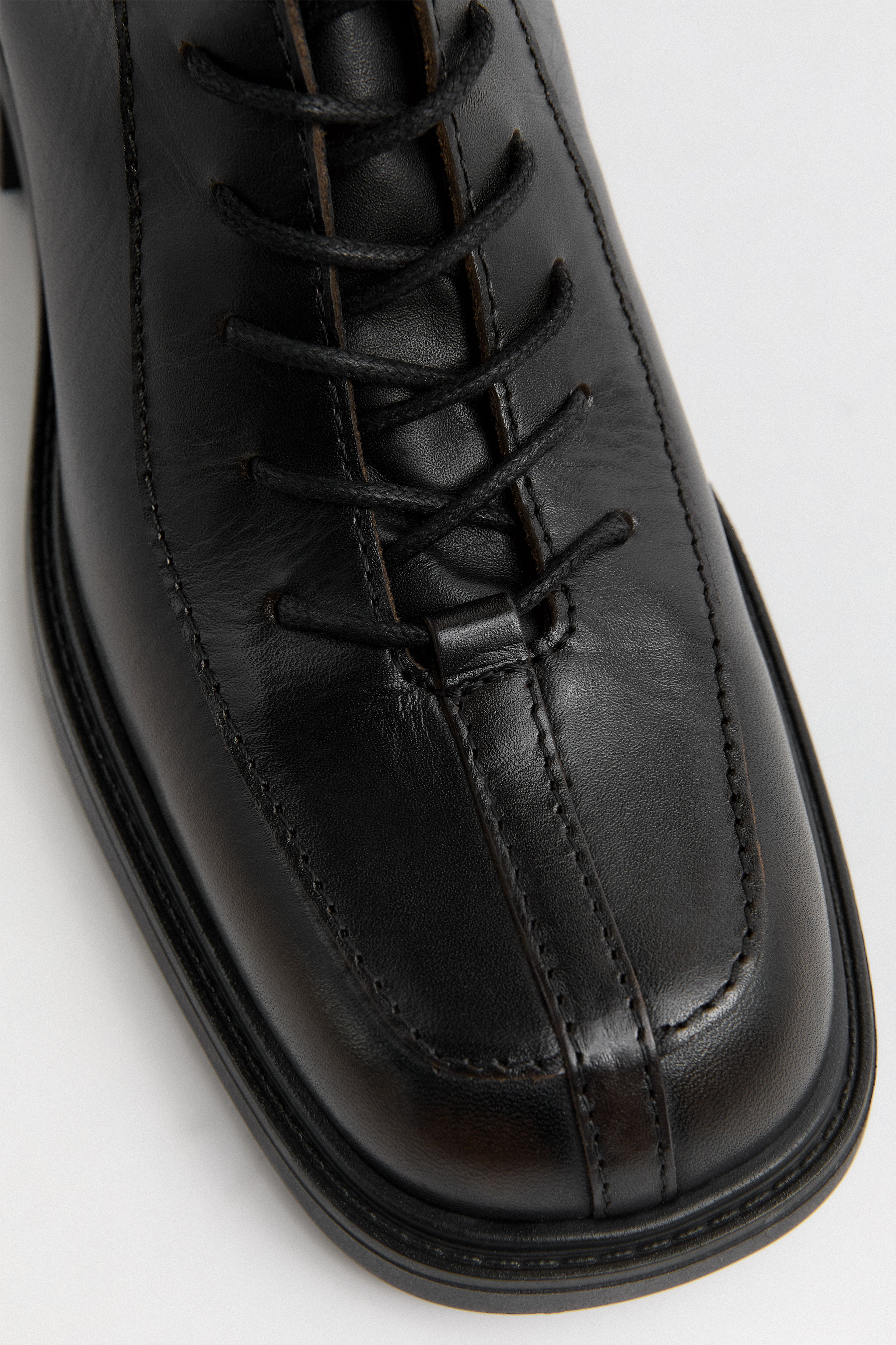 Sabryna Boots - Brown Grey Brush Off Leather | Miista | Designed & Handmade in Europe