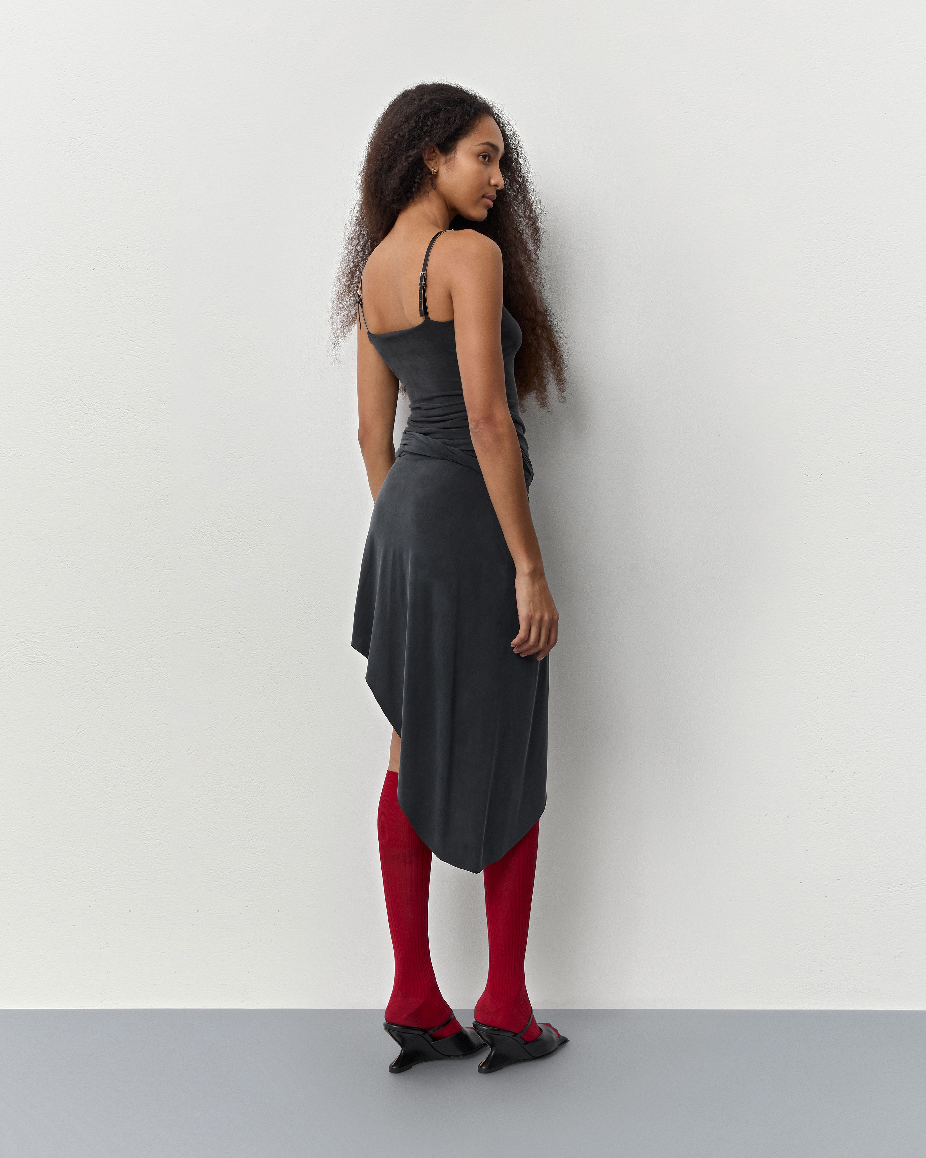 Ismera Black Rib Top | Miista | Designed & Handmade in Europe