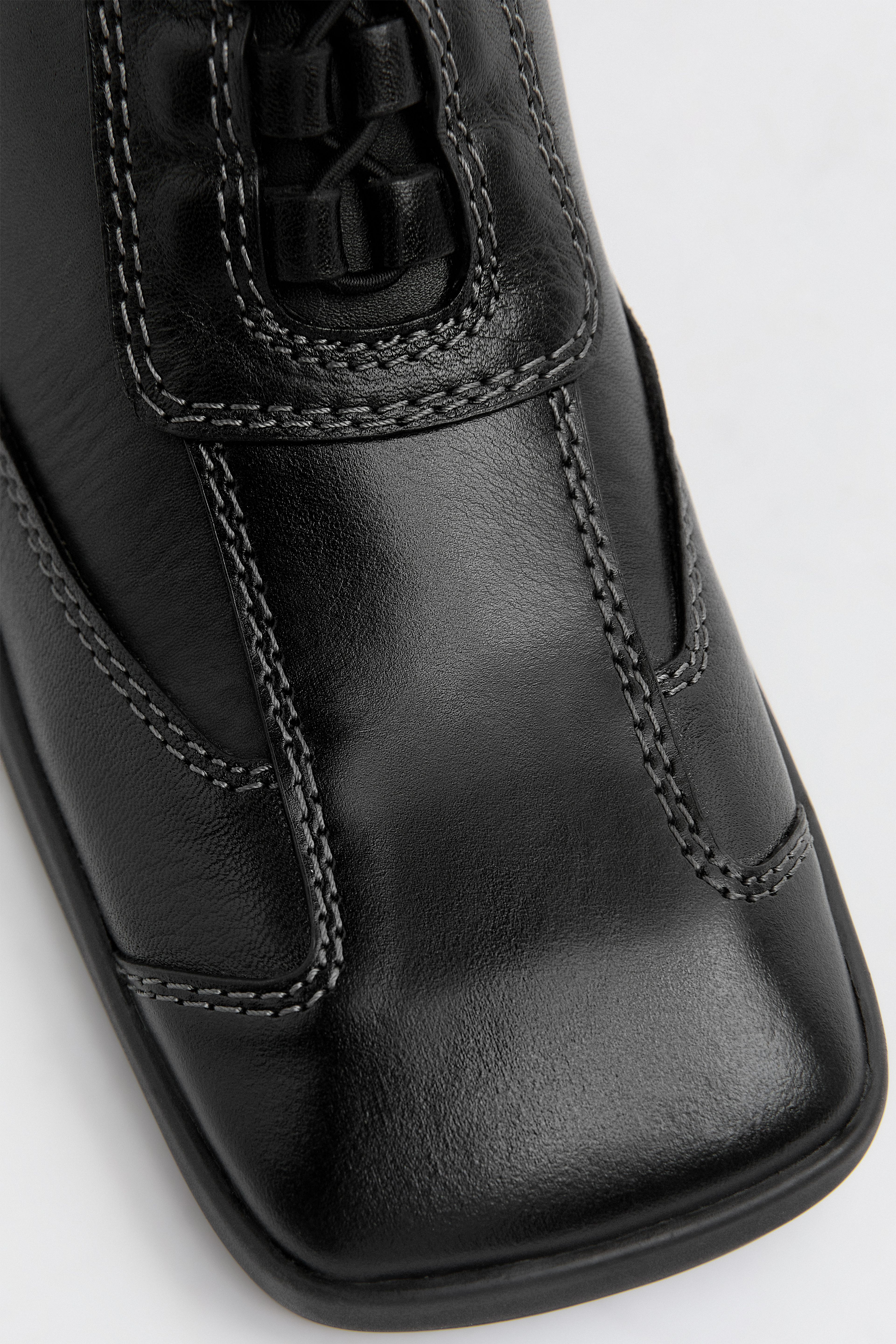 Shila Sneakers - Black Leather | Miista | Designed & Handmade in Europe