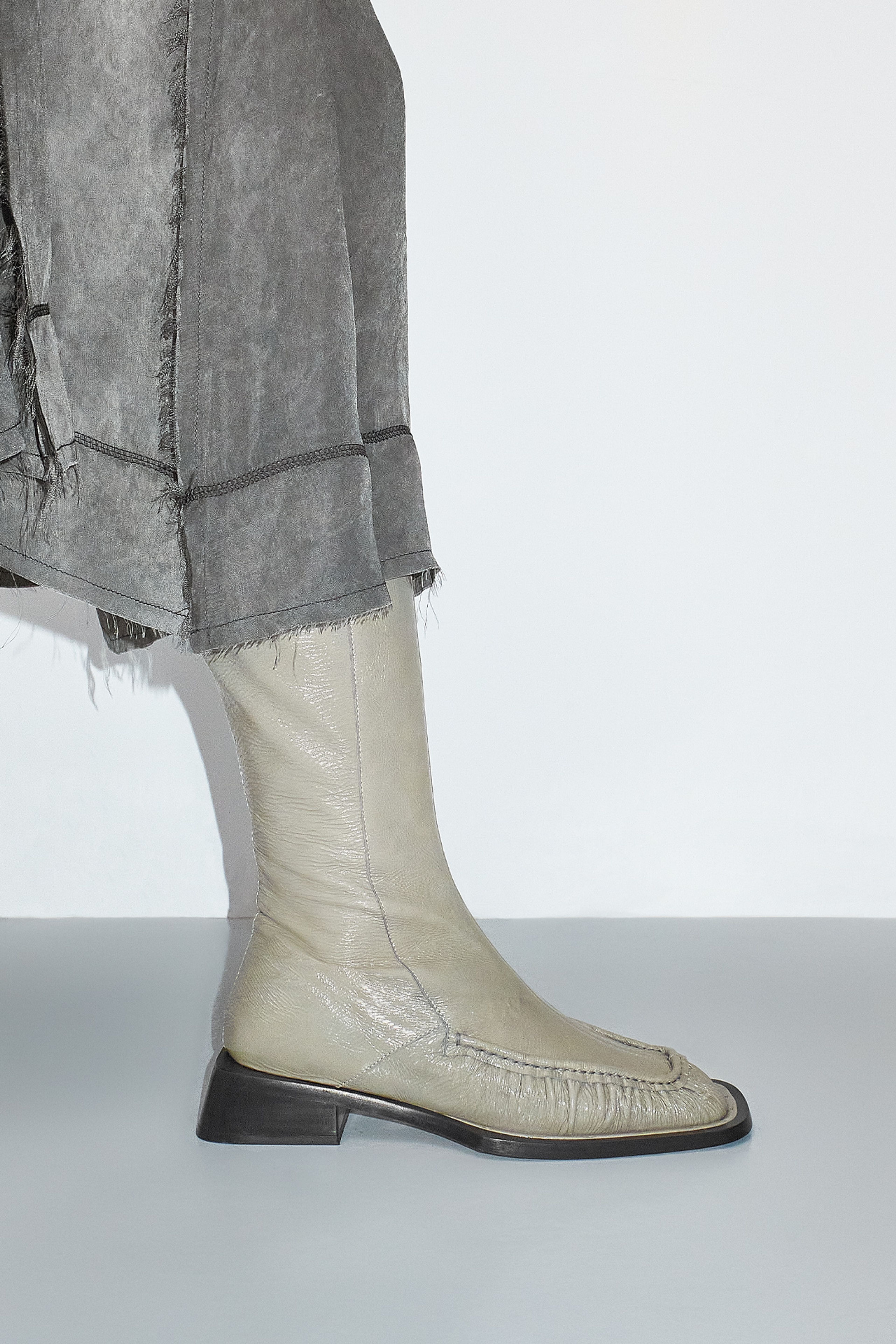 Pats Grey Boots | Miista Europe | Made in Spain