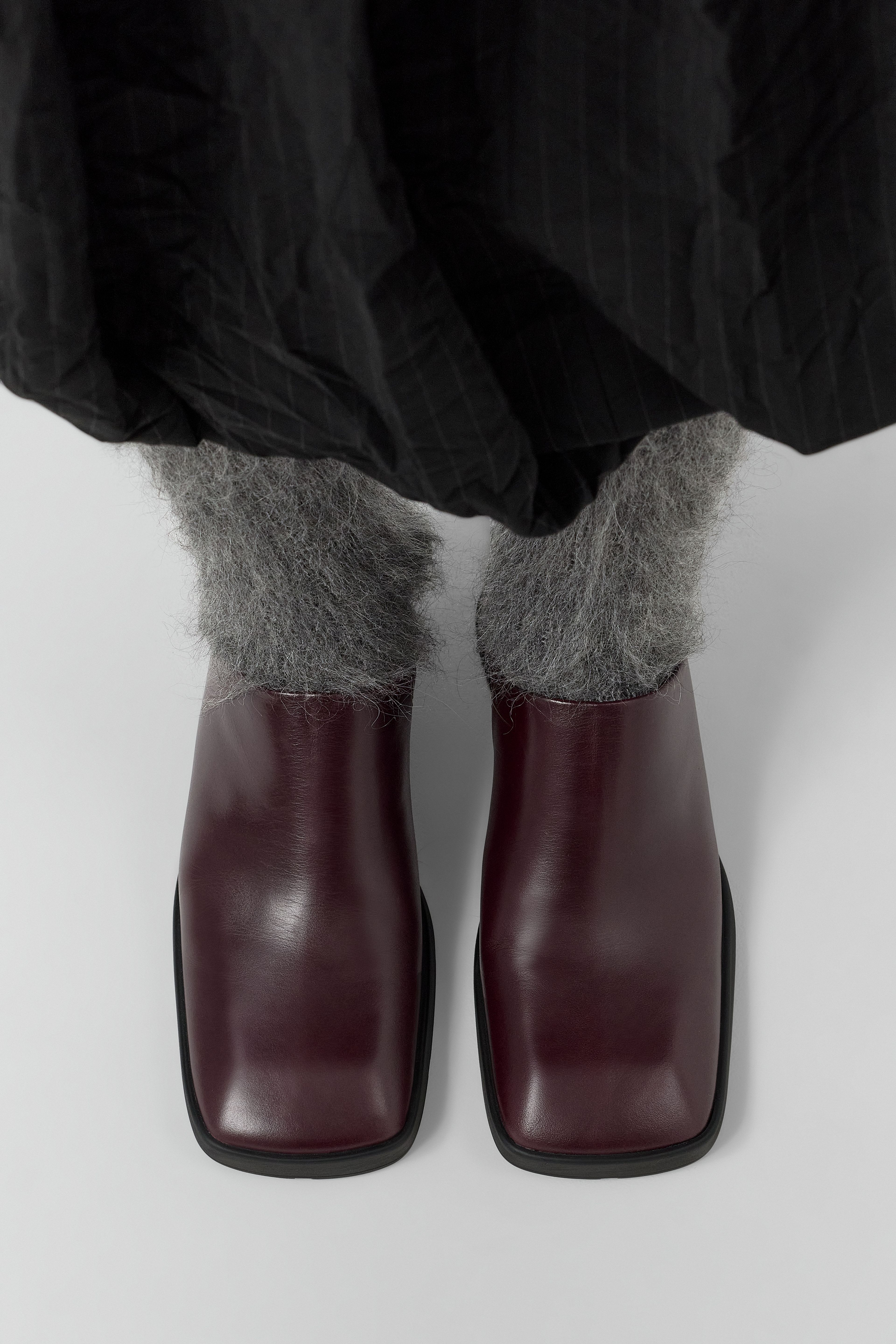 Amoy Burgundy Mules | Miista | Designed & Handmade in Europe