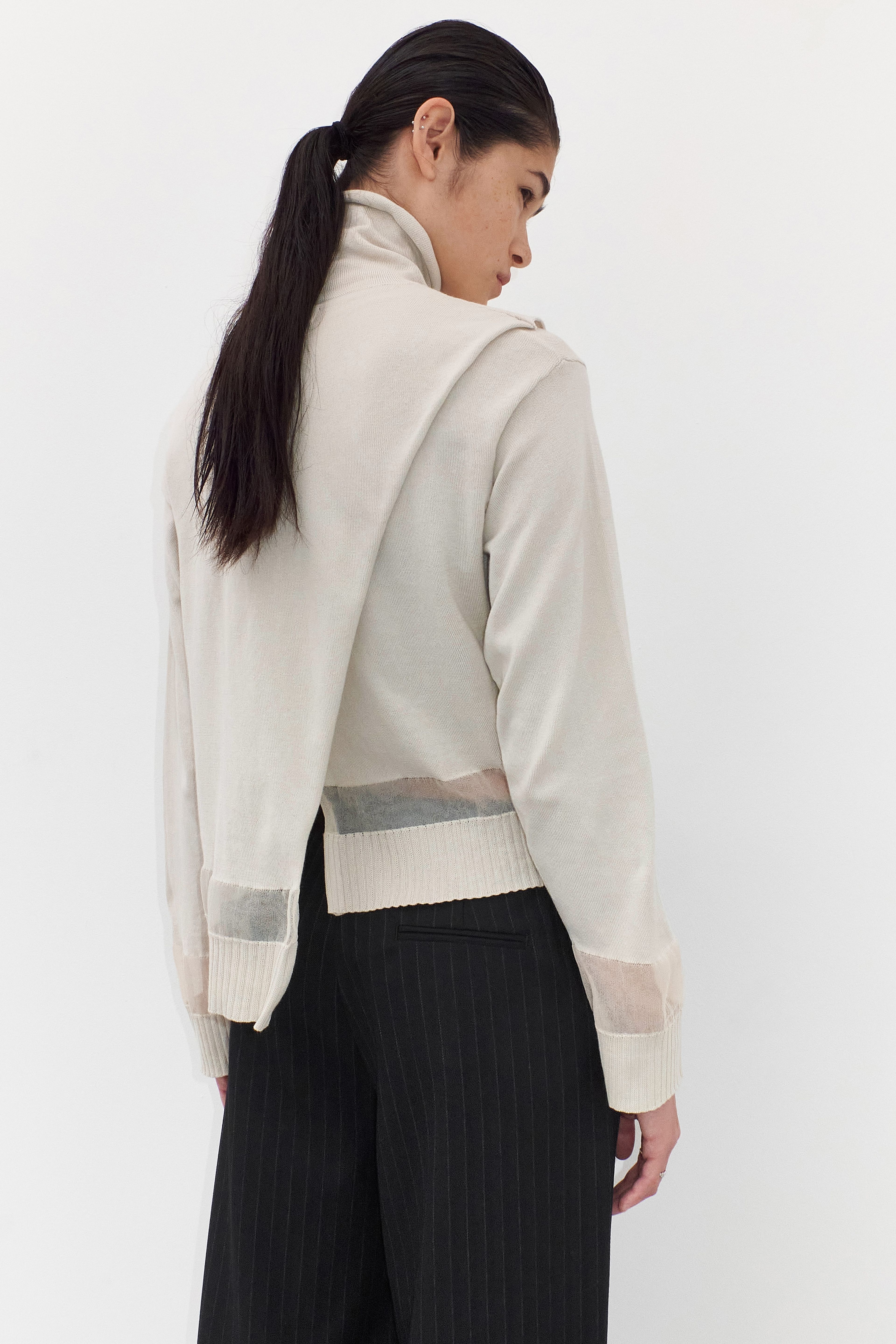 Geminah Beige Top | Miista | Designed & Handmade in Europe