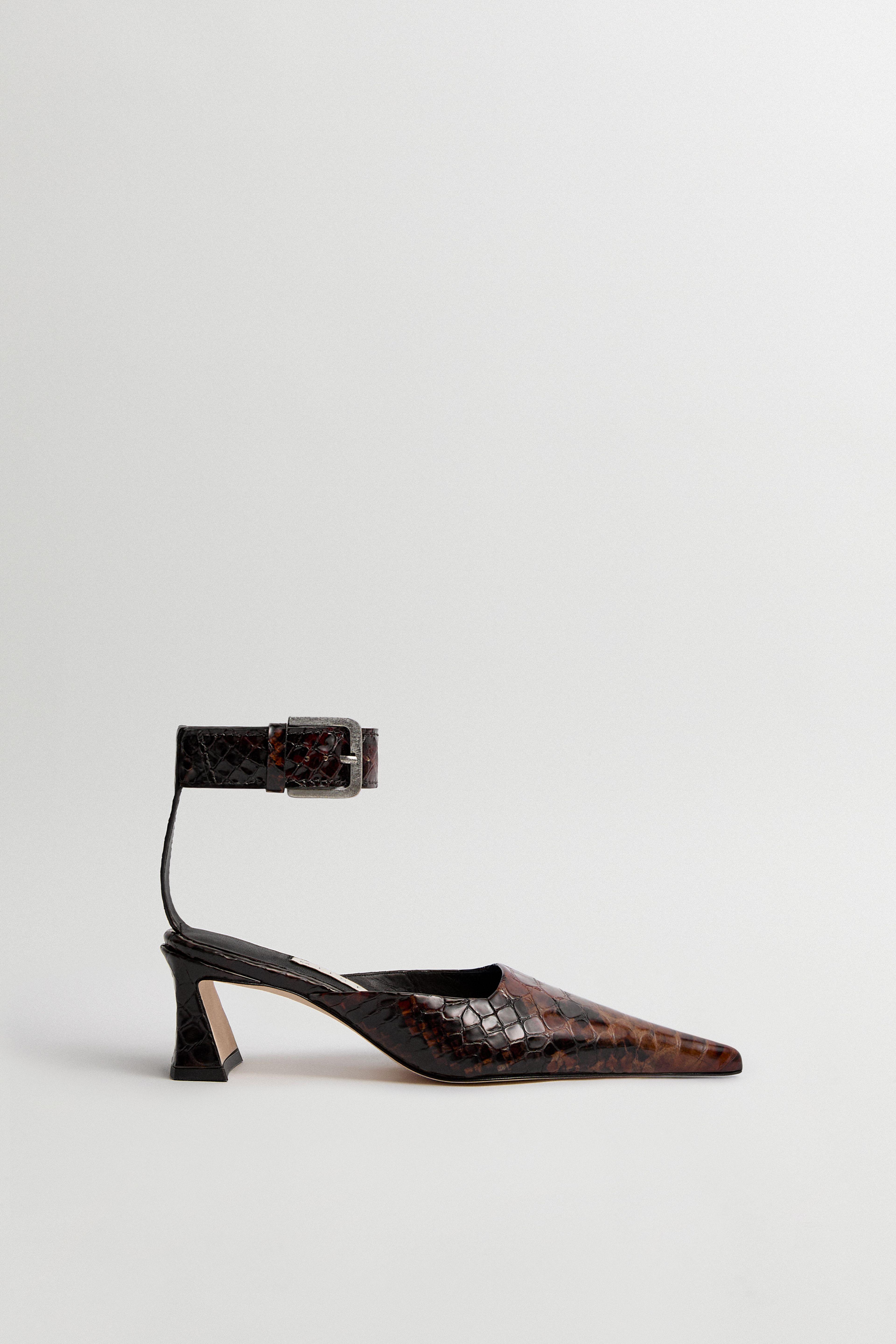 Qori Courts - Tan Snake Embossed Leather | Miista | Designed & Handmade in Europe