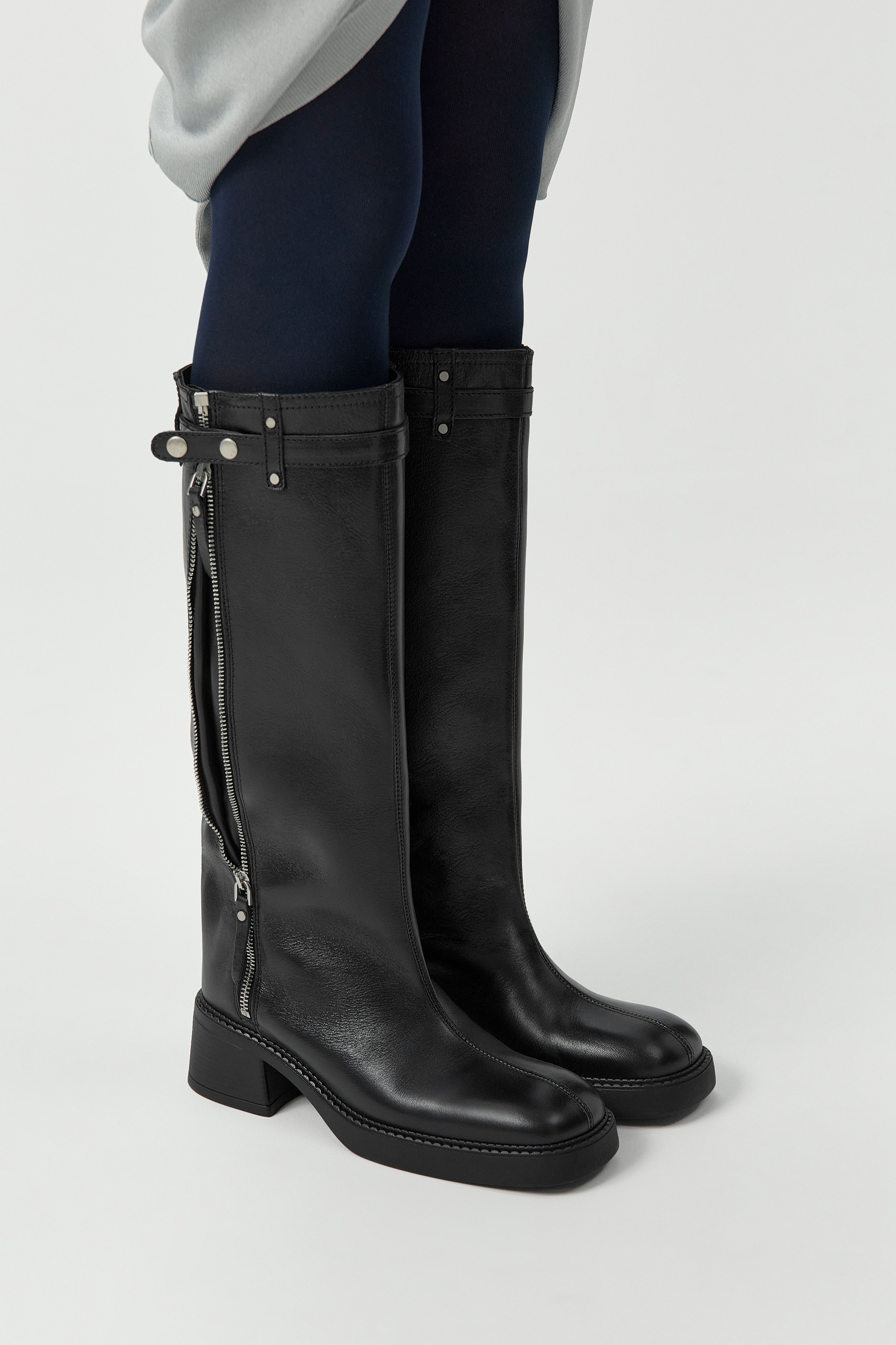 Izolda Boots - Black Leather | Miista | Designed & Handmade in Europe