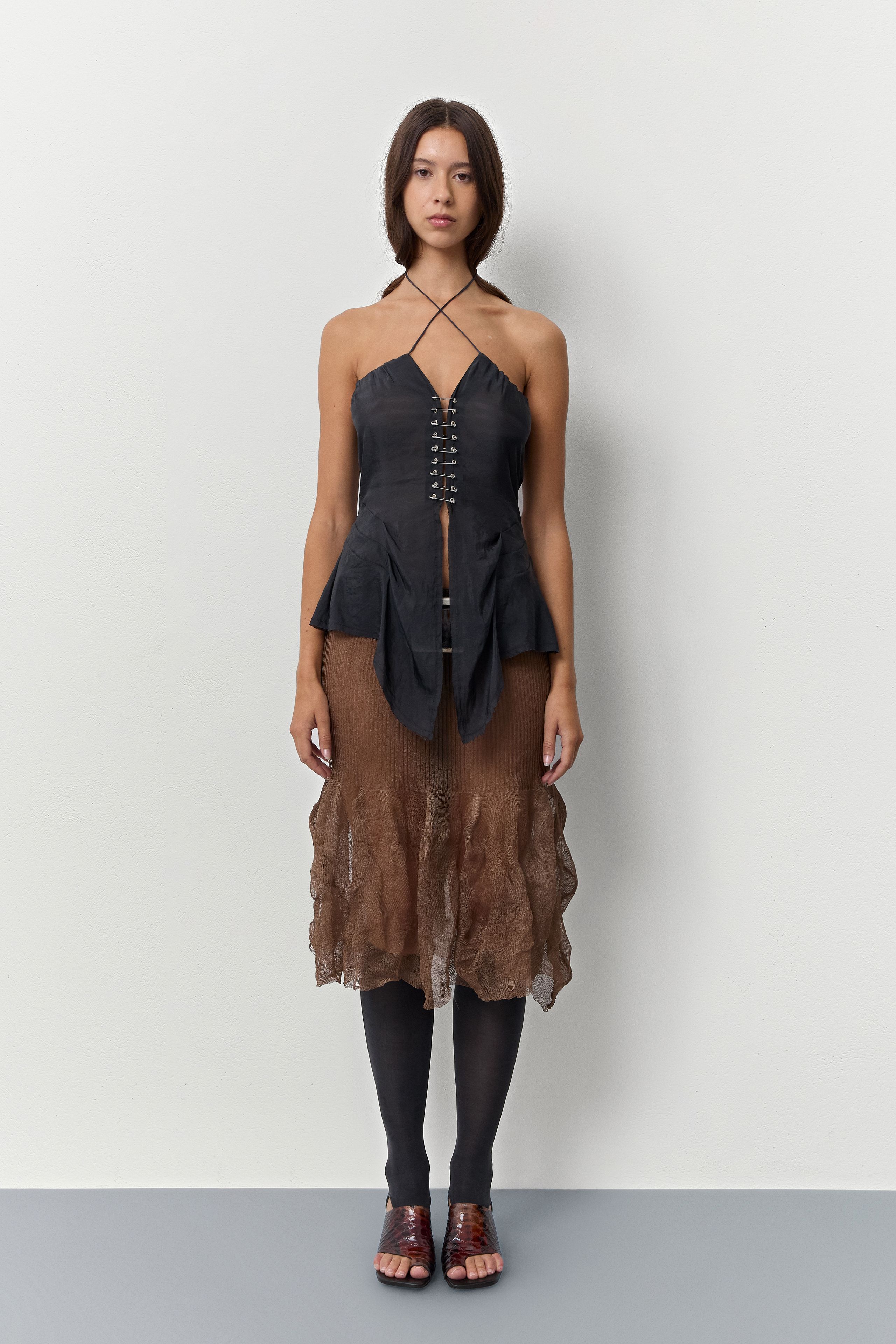 Aberdeen Washed Black Top | Miista | Designed & Handmade in Europe