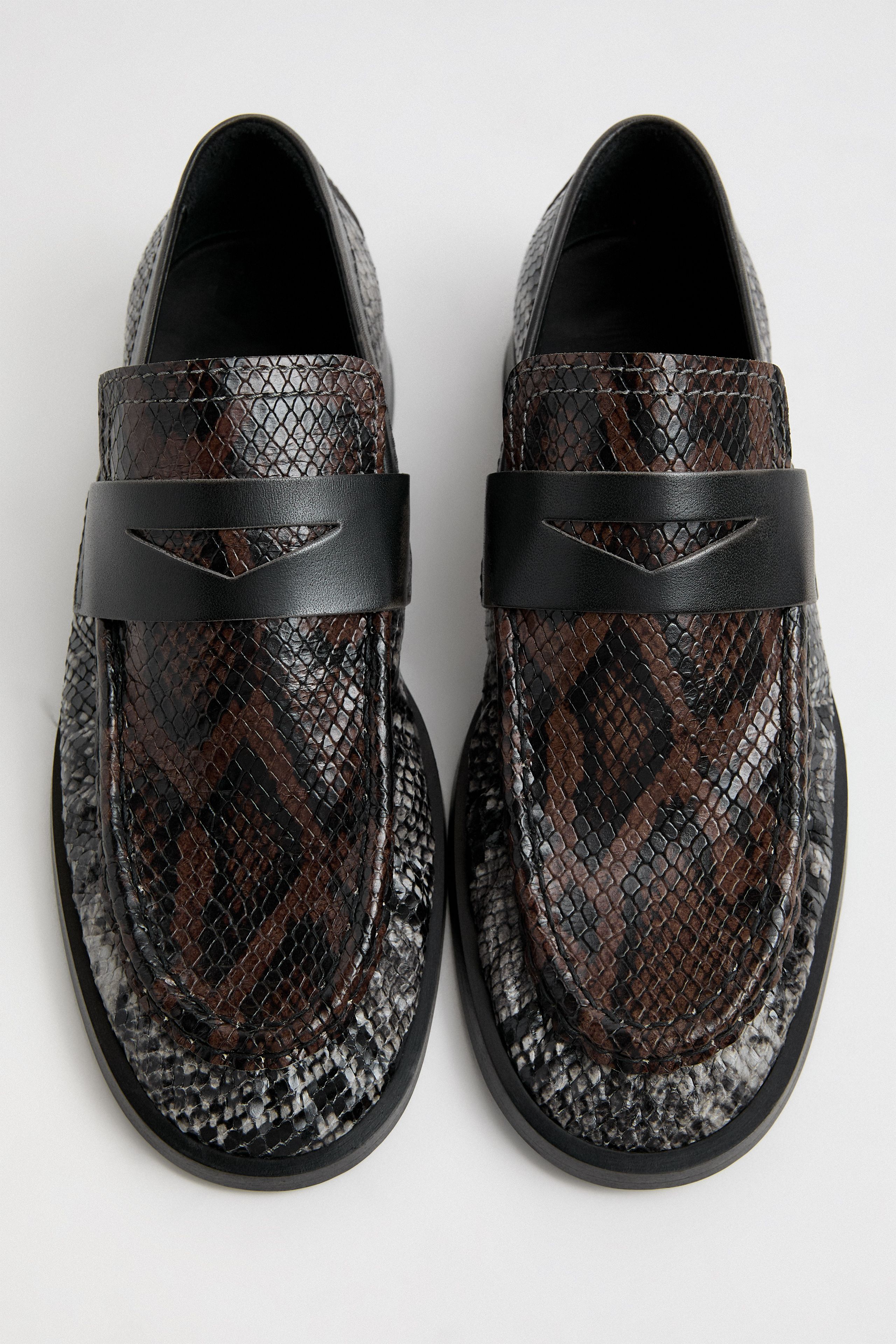 Zita Brown and Grey Moccasin Loafers | Miista | Designed & Handmade in Europe