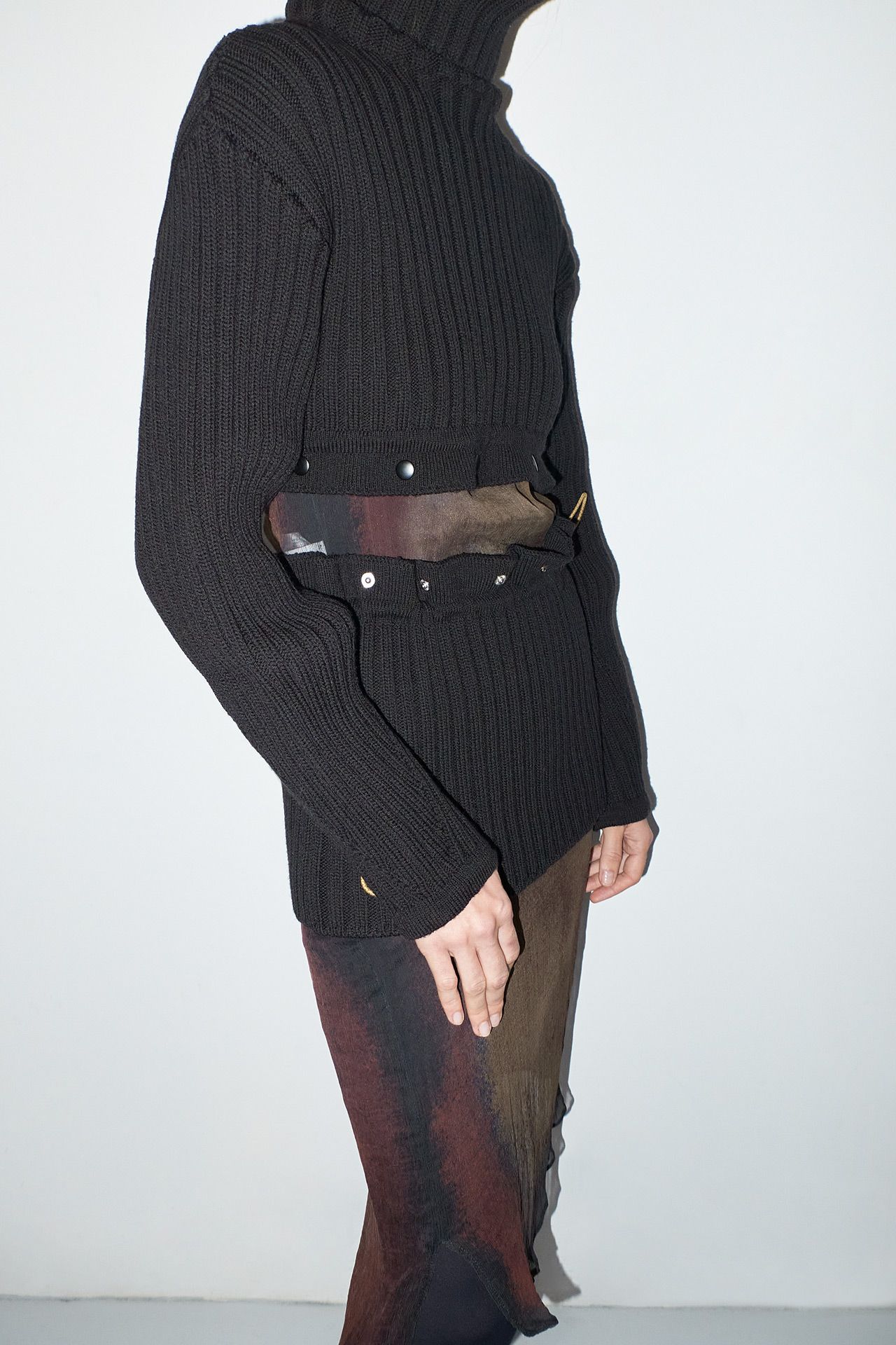 MIISTA 売れ筋商品|||ミスタ ニット&セーター アウター レディース Sweaters Black Mylla Black Zip Jacket | Miista