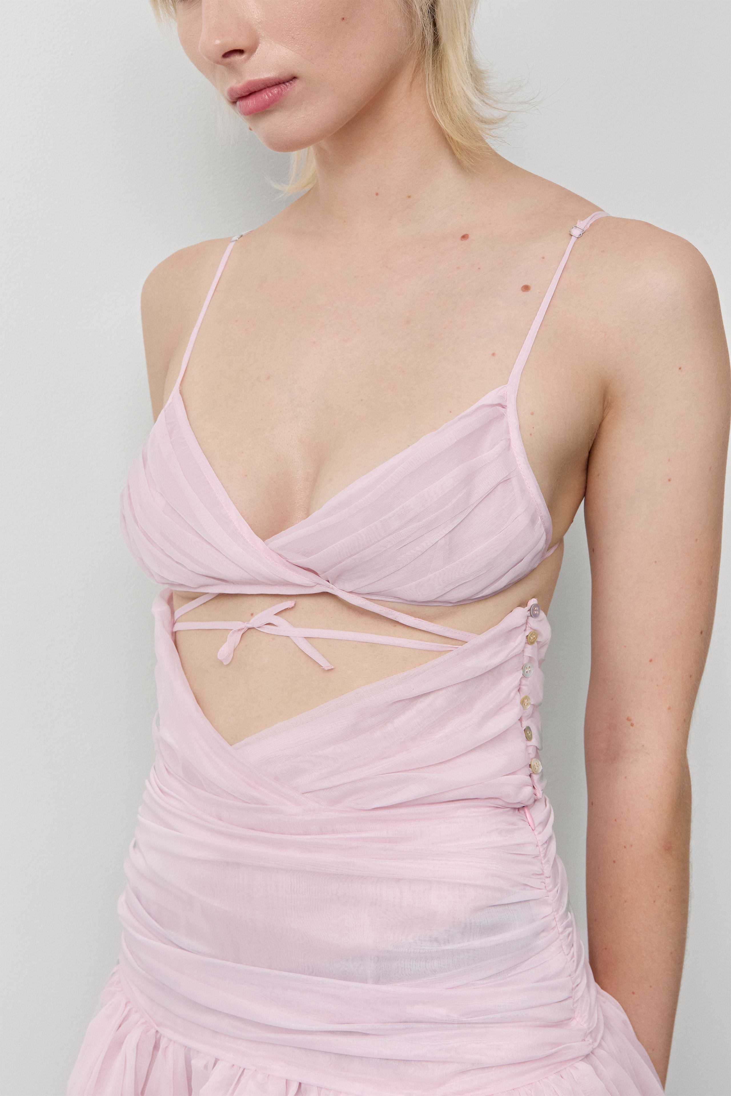 Keir Soft Pink Bra | Miista | Designed & Handmade in Europe