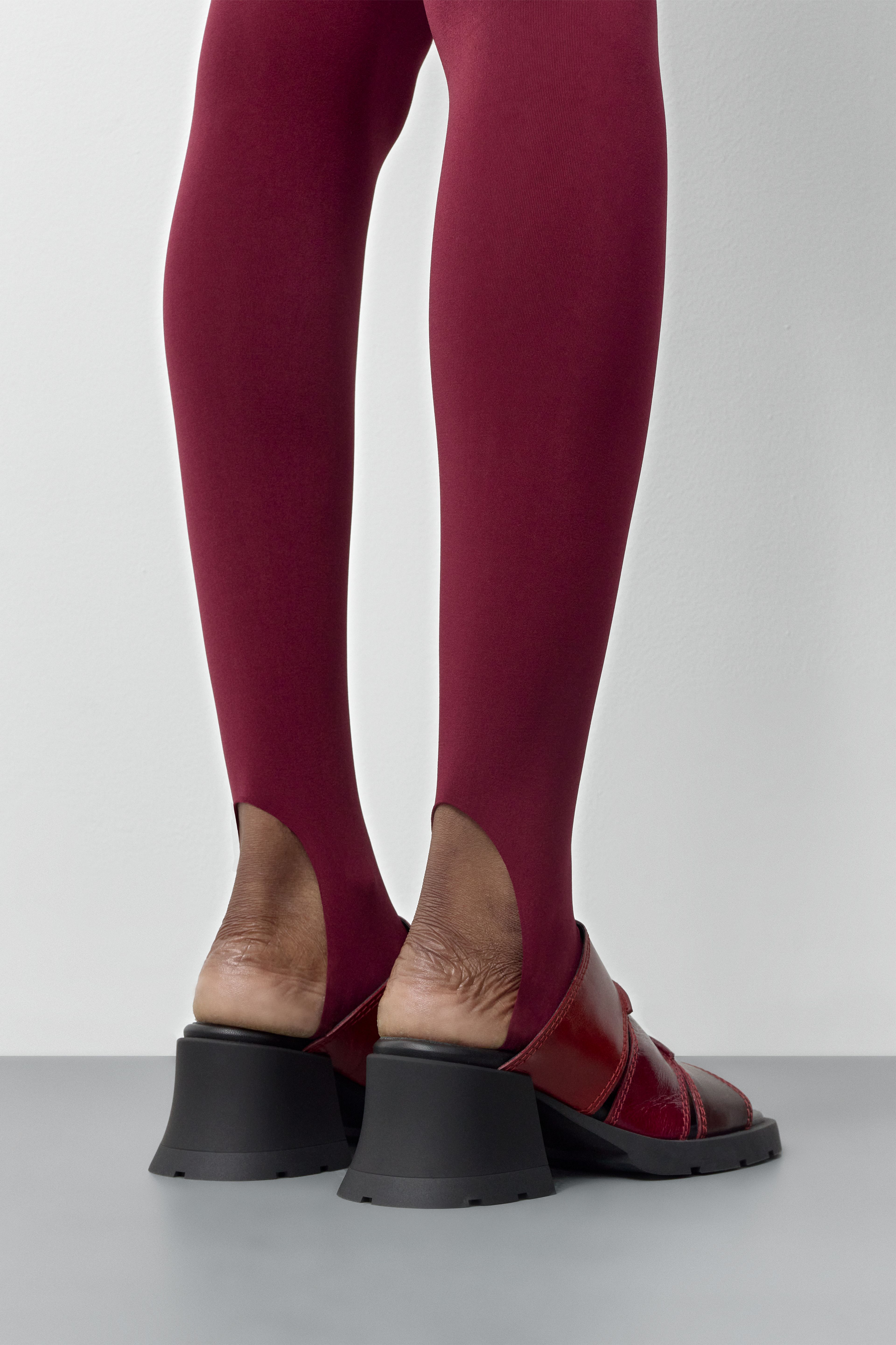 Jadzia Burgundy Patchwork Red Sandals | Miista | Designed & Handmade in Europe