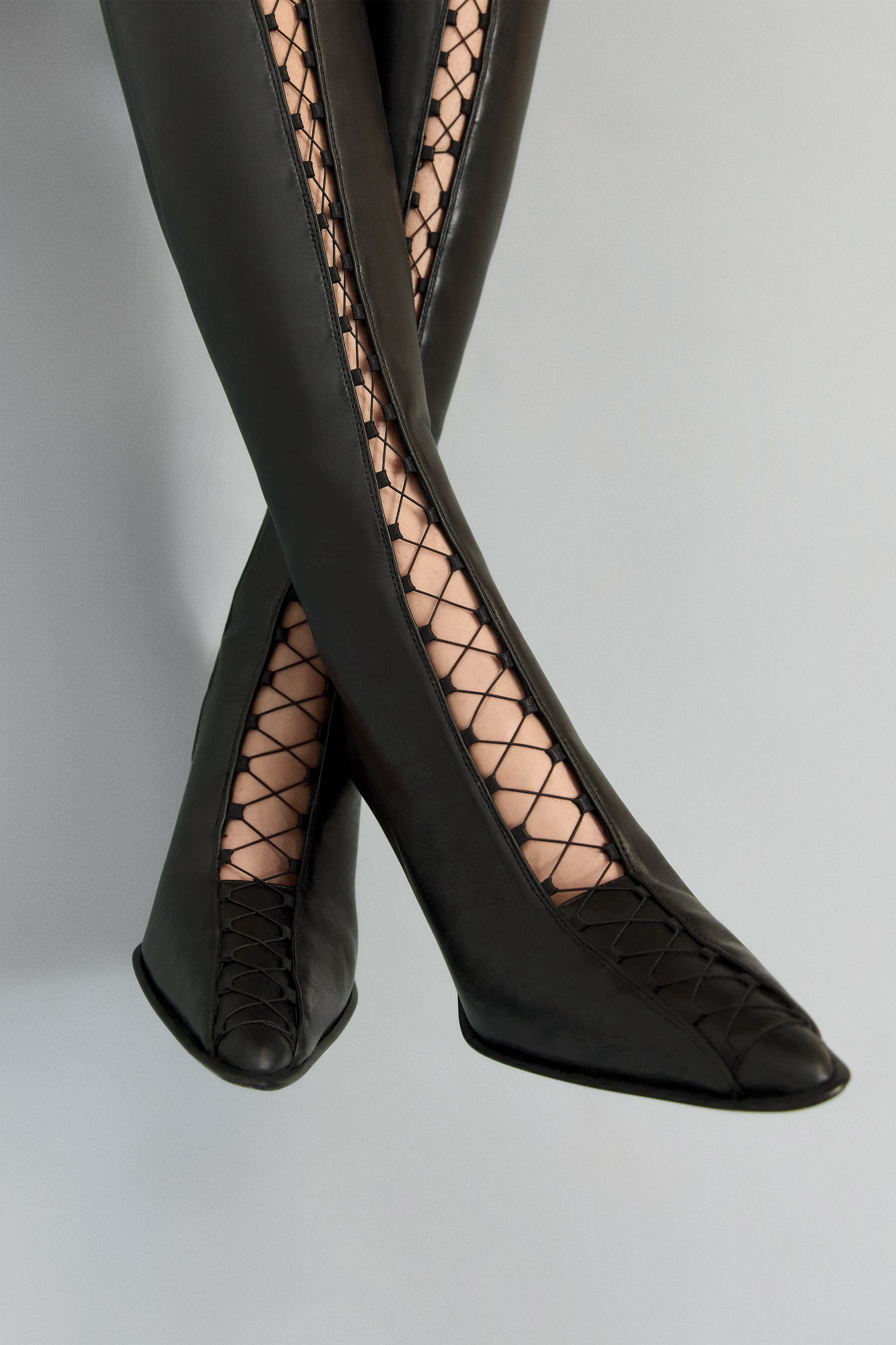 Aline Boots - Black Leather | Miista