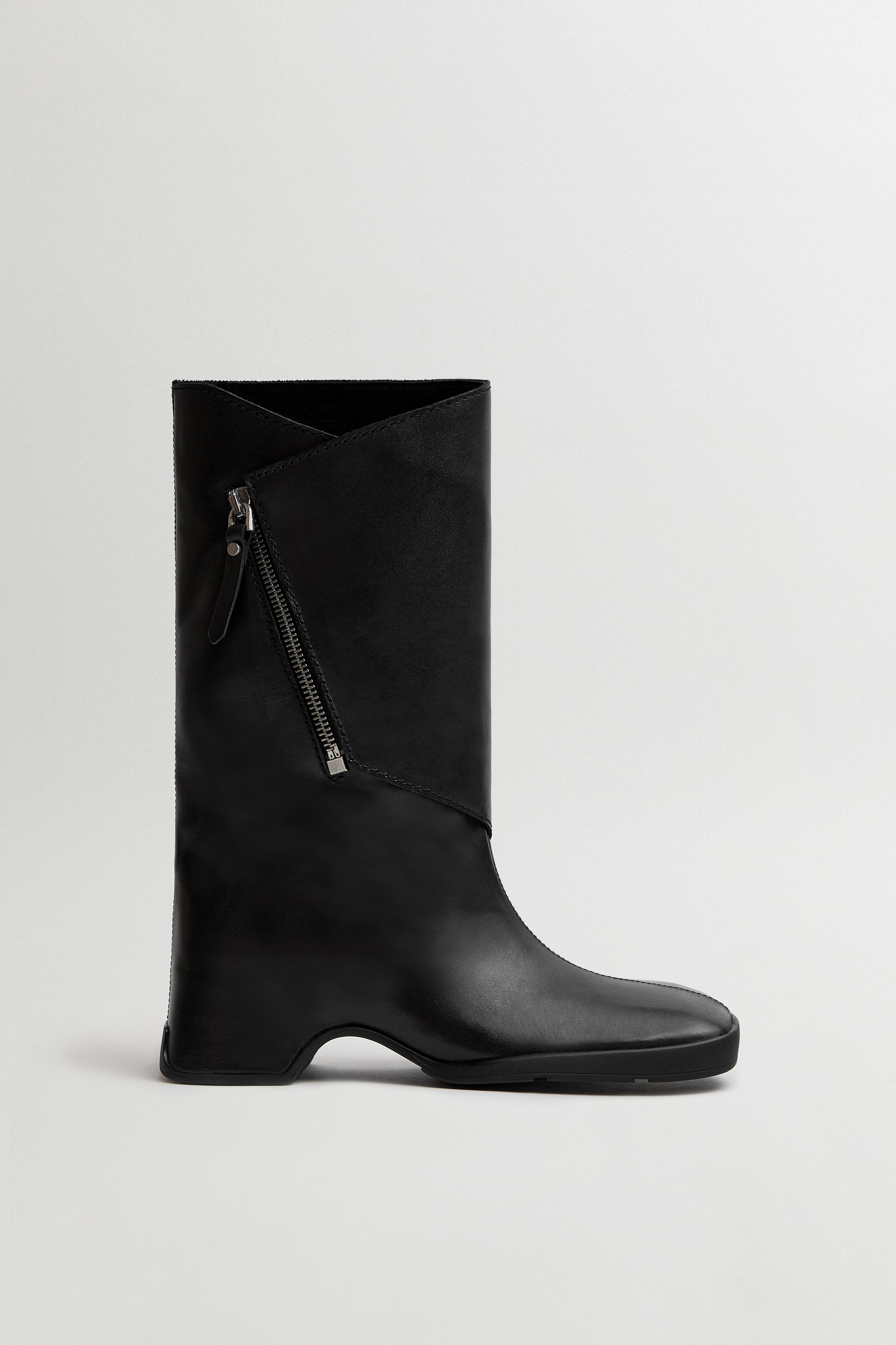 Paola Boots - Black Leather | Miista | Designed & Handmade in Europe
