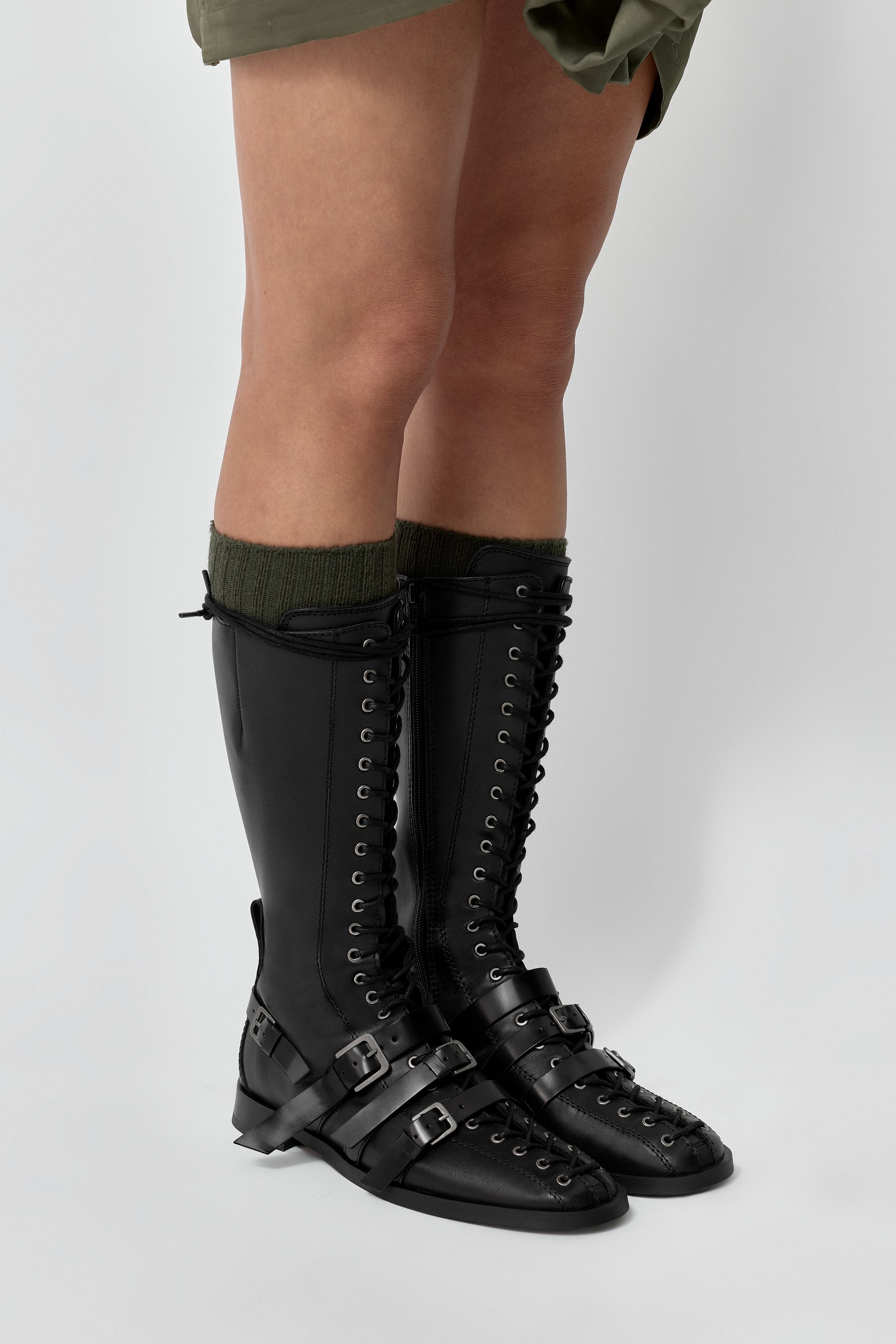 Theresia Boots - Black Leather | Miista | Designed & Handmade in Europe
