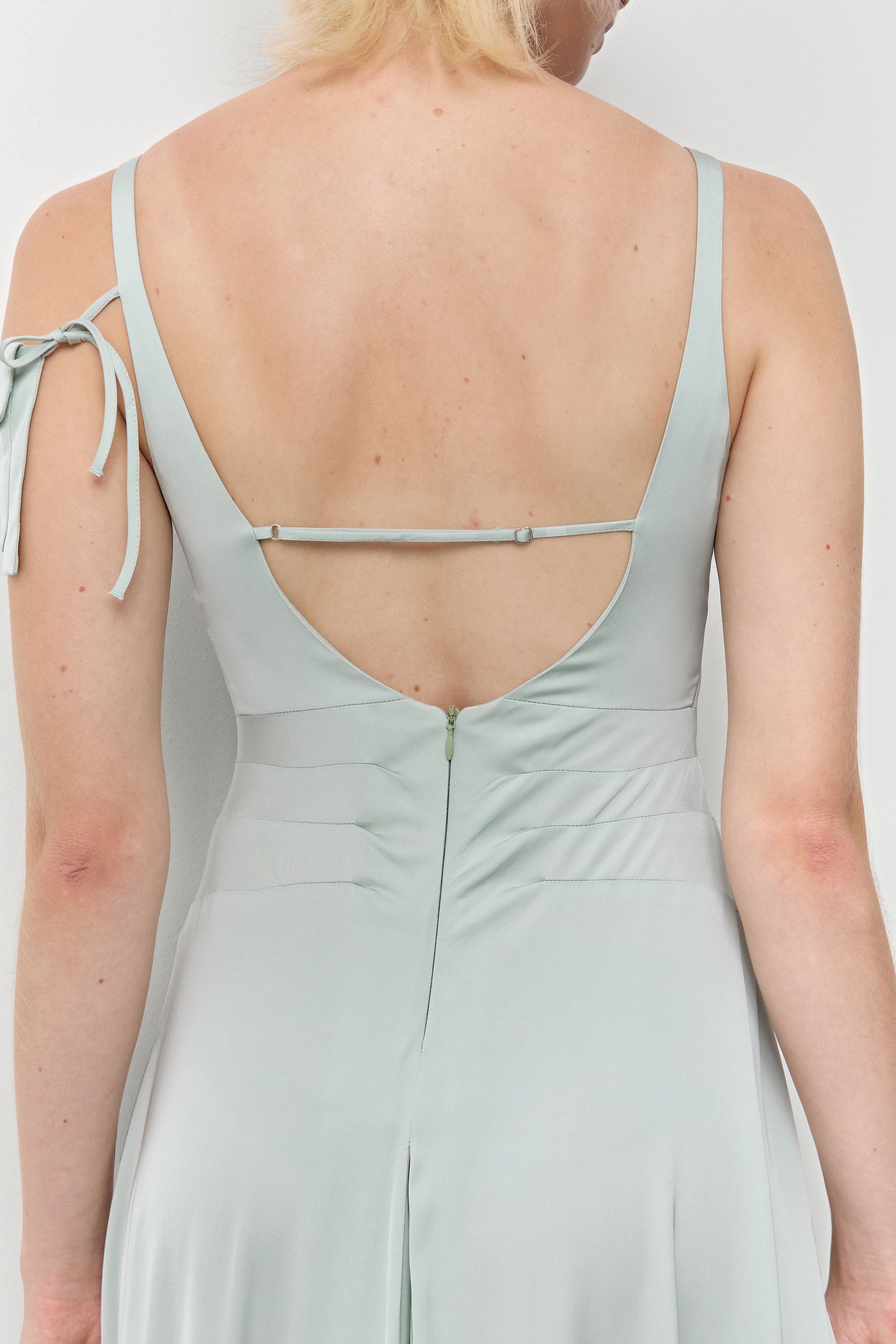 Rekka Mint Long Dress | Miista | Designed & Handmade in Europe