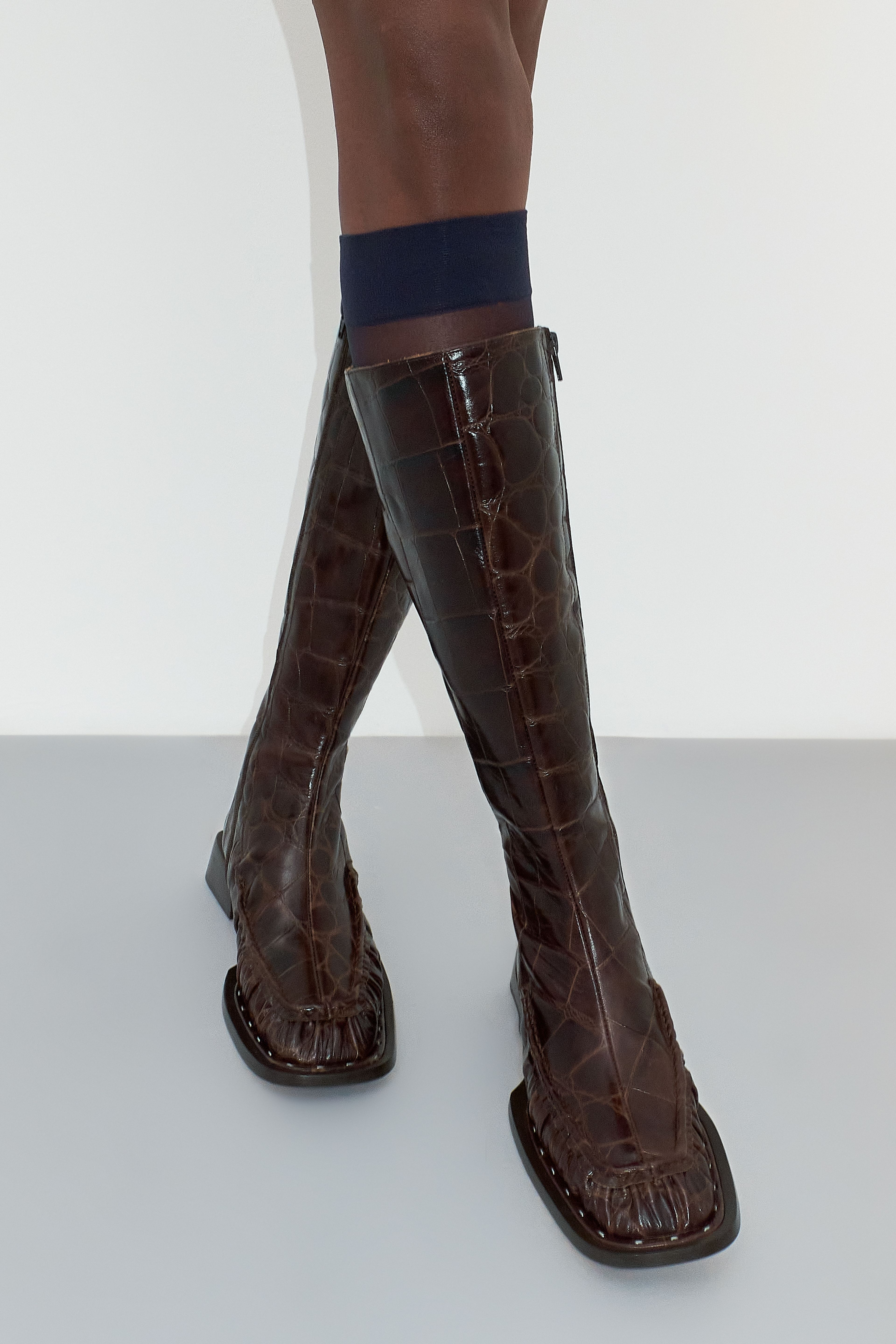 Pats Brown Coco Tall Boots | Designed & Handmade in Europe