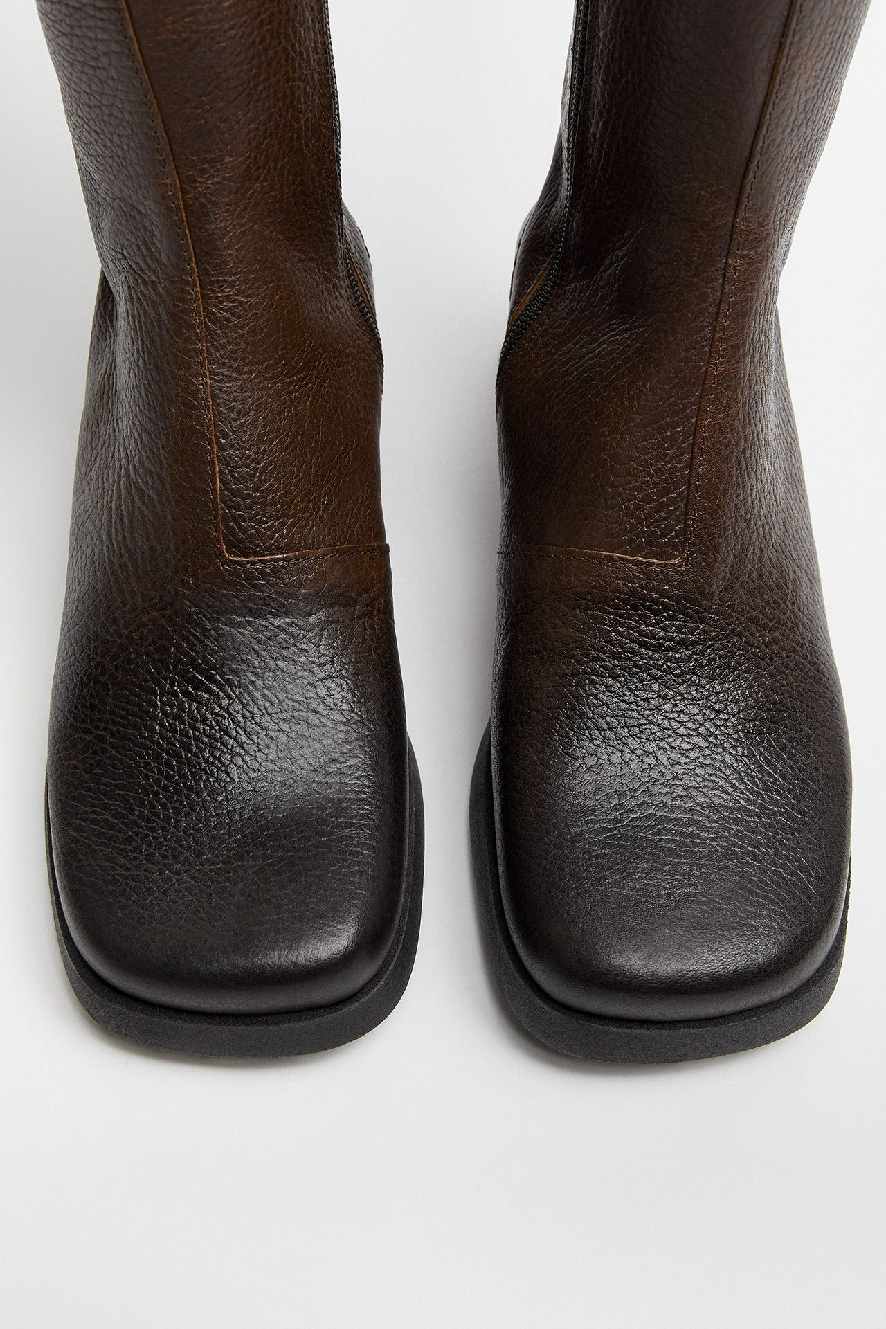 Brunilhda Brown Caramel Tall Boots | Miista