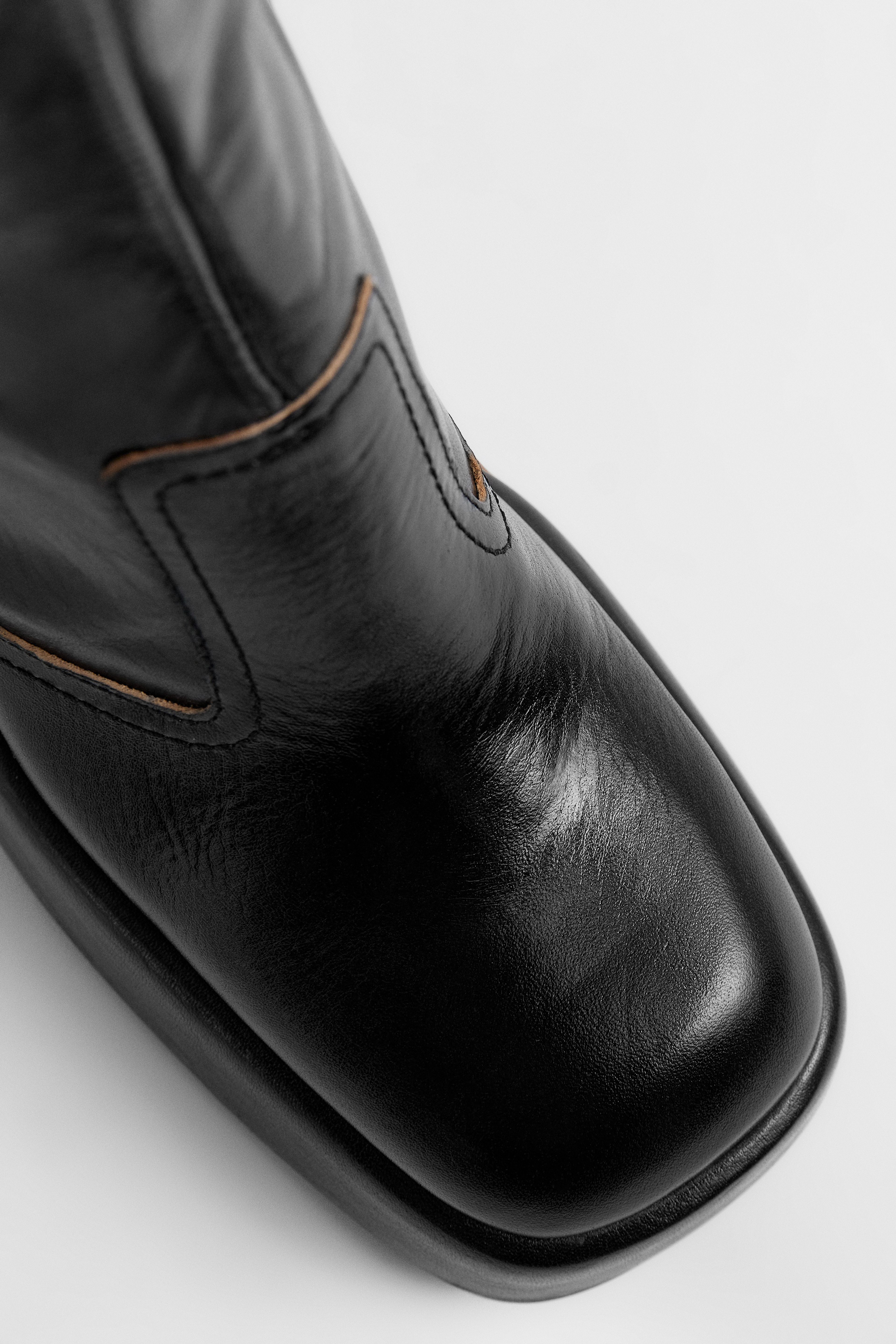 Anima Black Tall Boots | Miista | Designed & Handmade in Europe