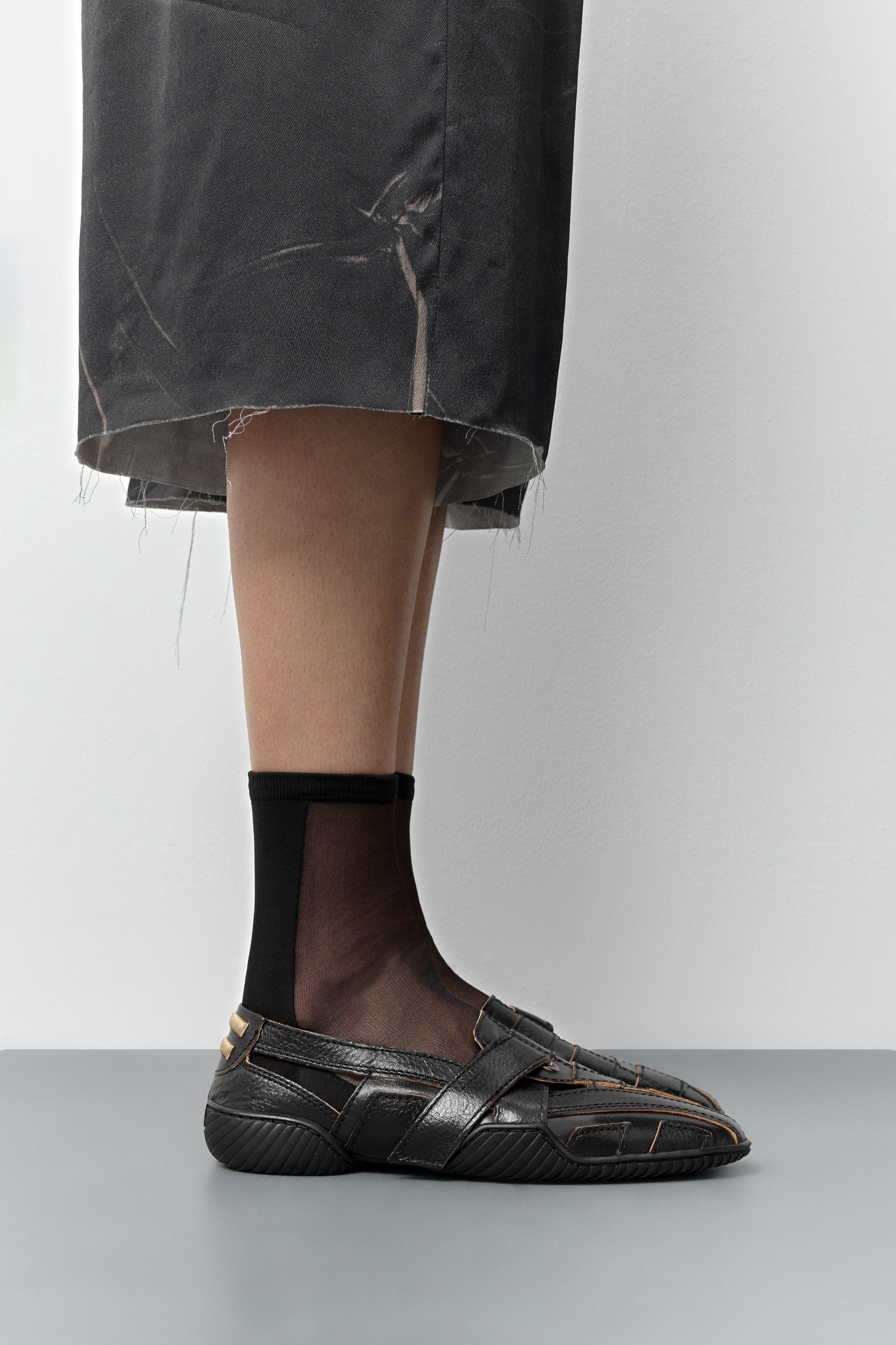Loda Ballerinas - Black Leather | Miista