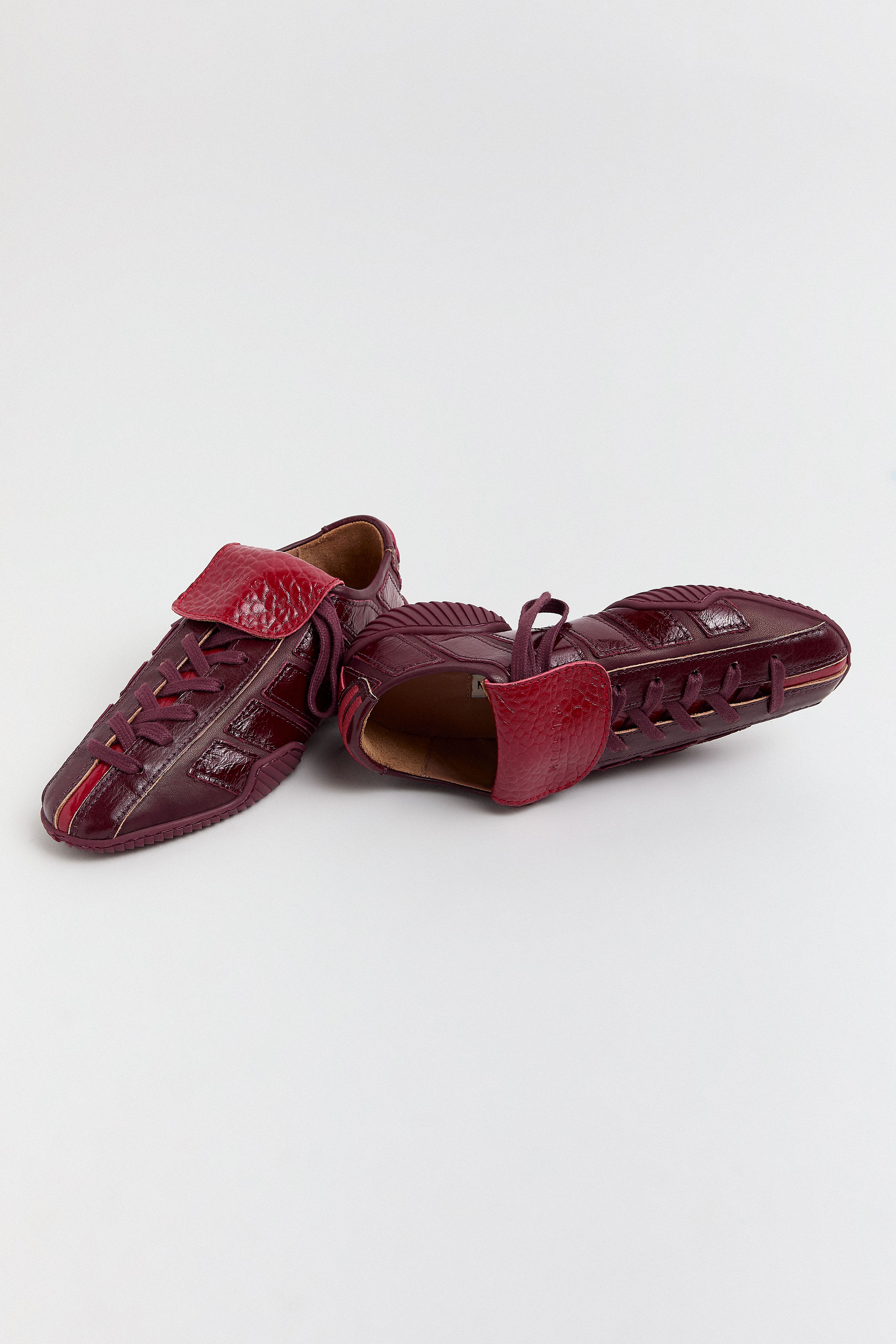 Nikoletta Burgundy Sneakers | Miista | Designed & Handmade in Europe