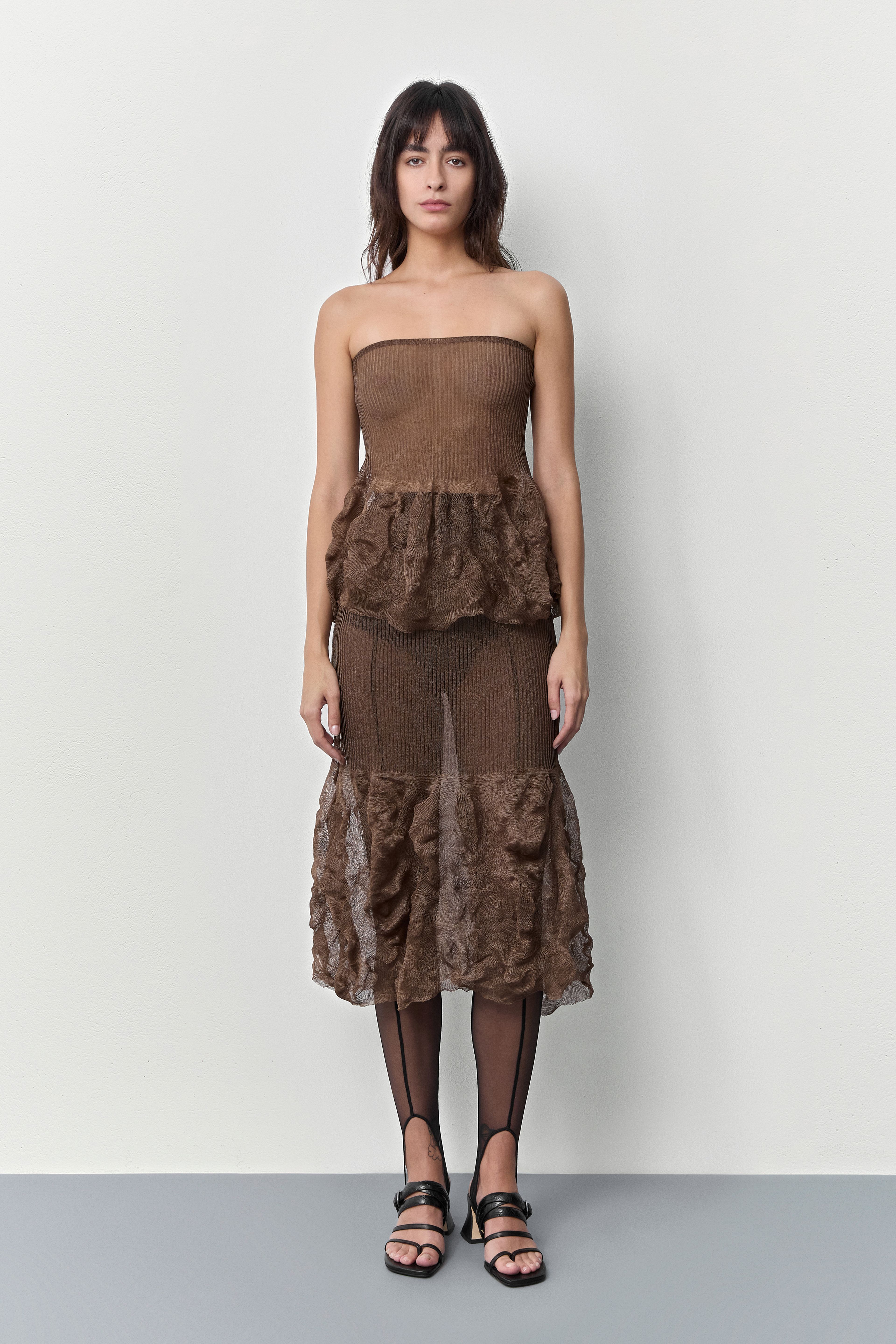 Shantala Black Embossed Belted Sandals | Miista | Designed & Handmade in Europe