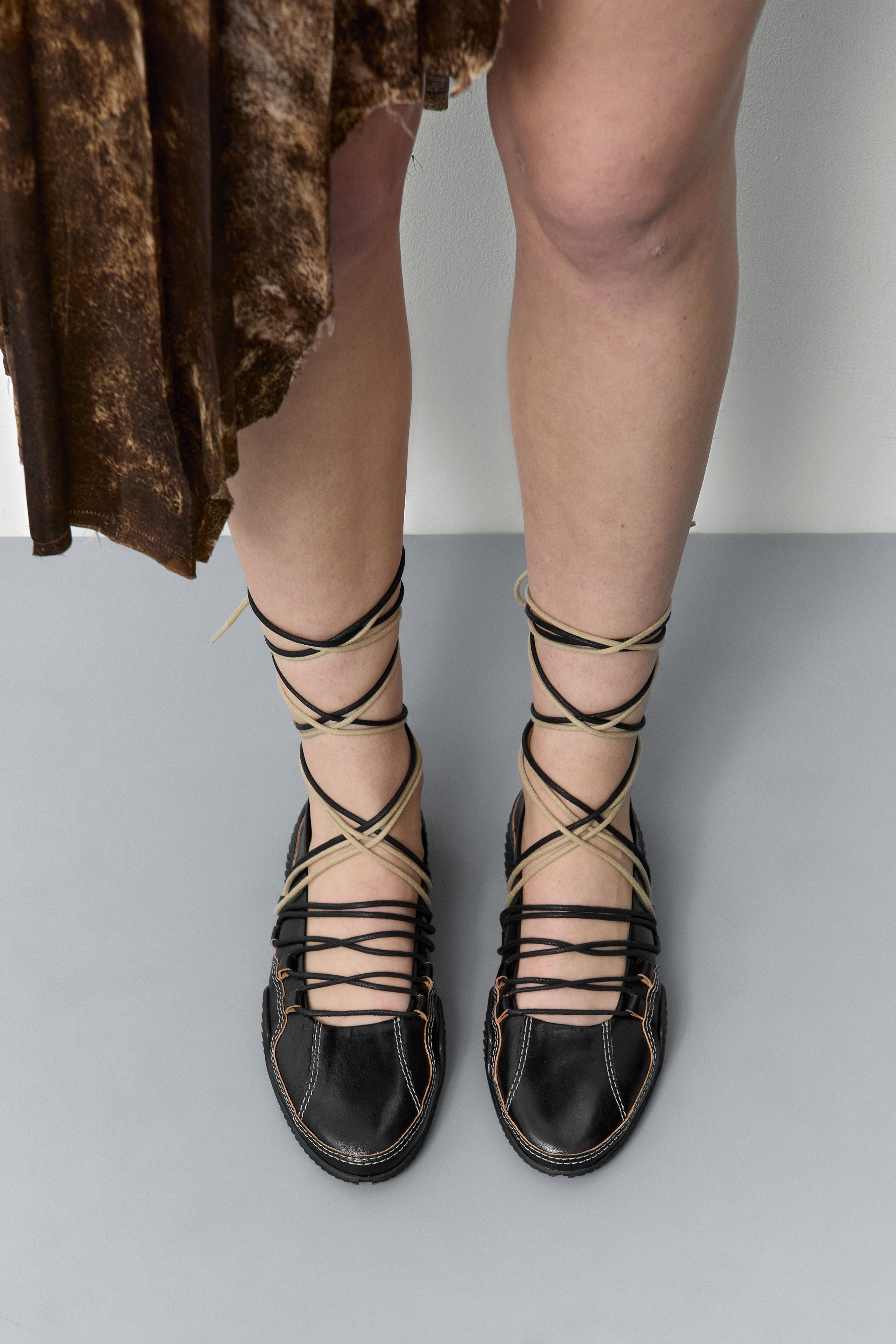Norby Ballerinas - Black Leather | Miista