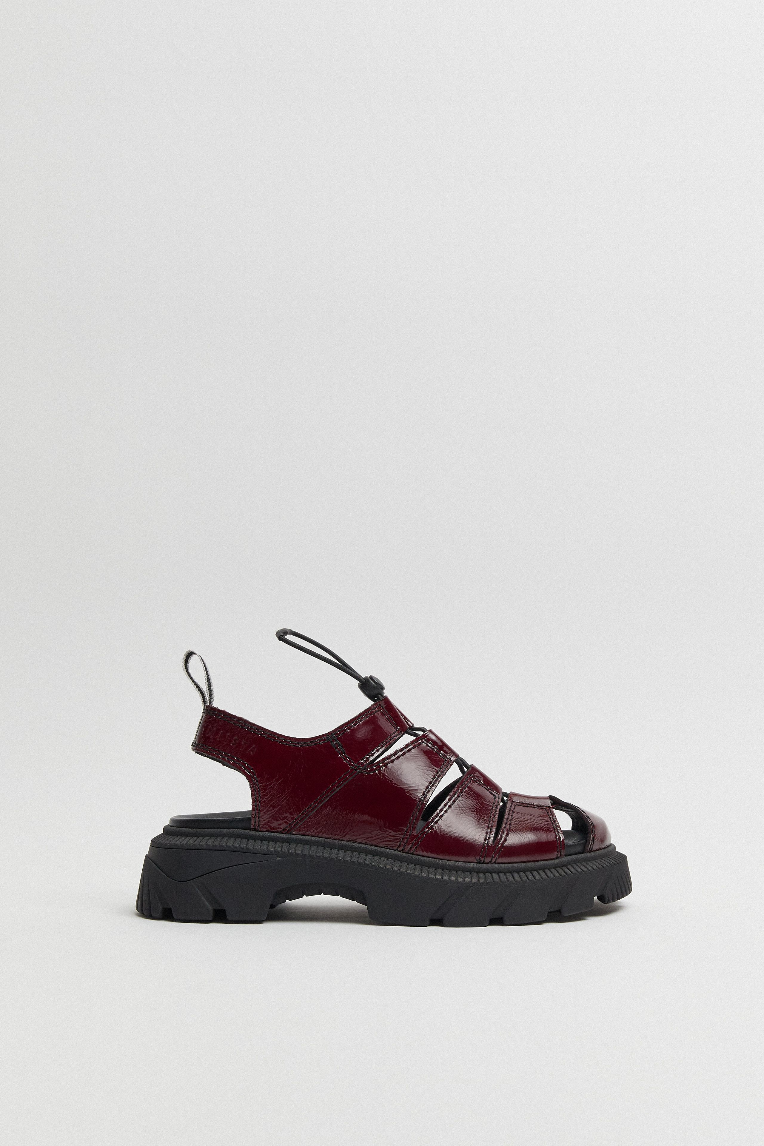 サンダル・ミュール MIISTA Women Sandals MI 5646 RED Red Miri Dark Red Mules Sandals | Miista