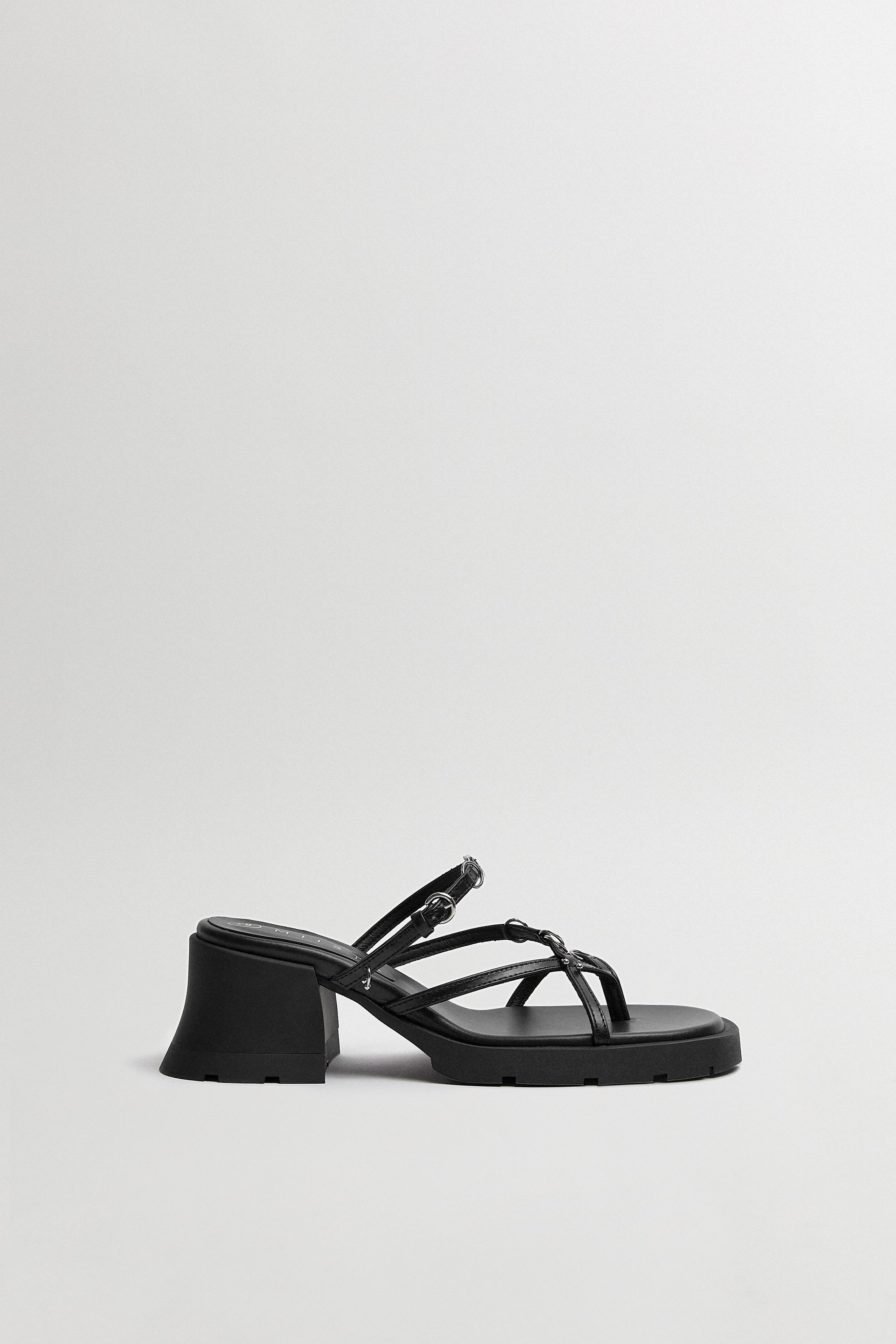 Jaslene Black Sandals | Miista | Designed & Handmade in Europe