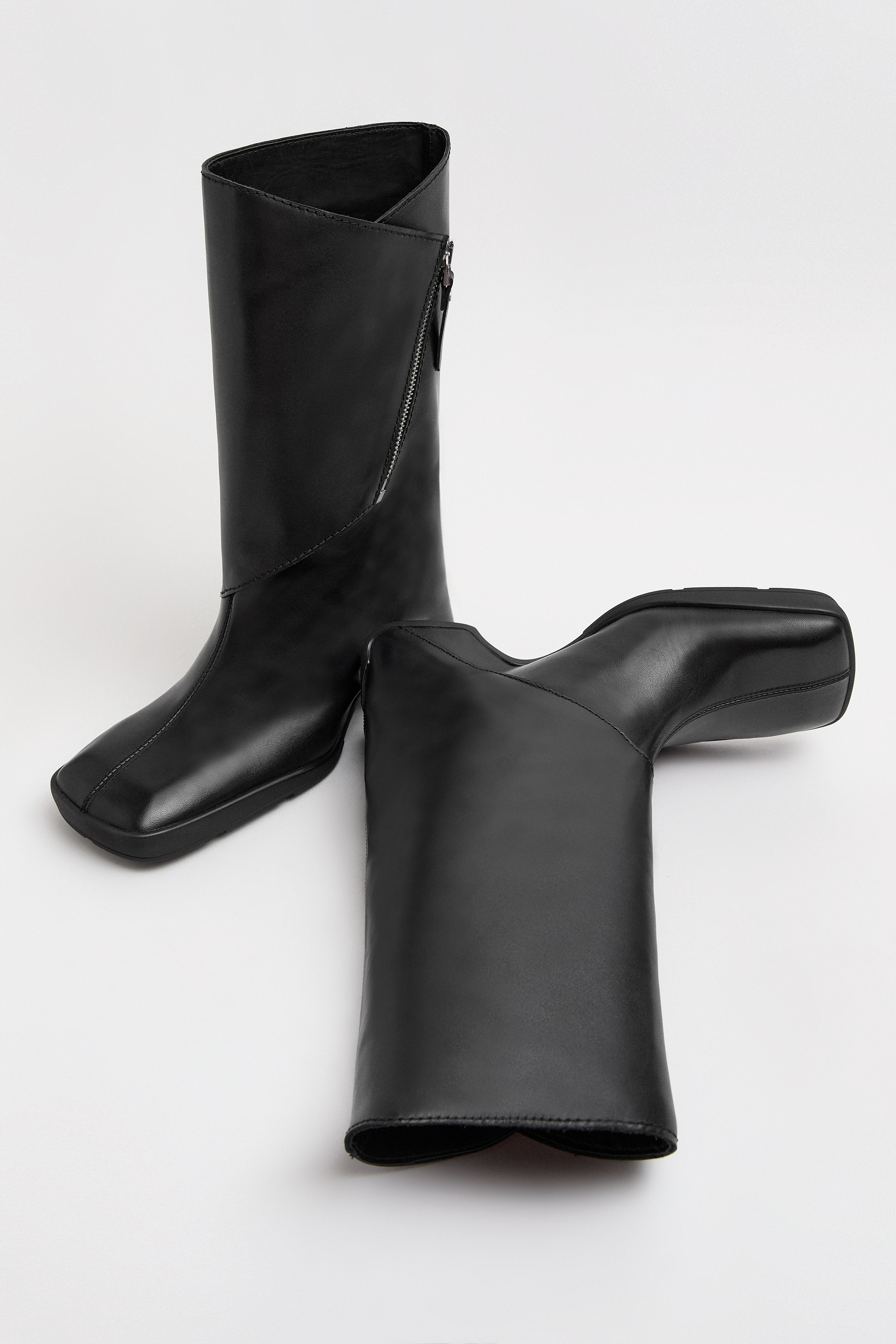 Paola Boots - Black Leather | Miista | Designed & Handmade in Europe