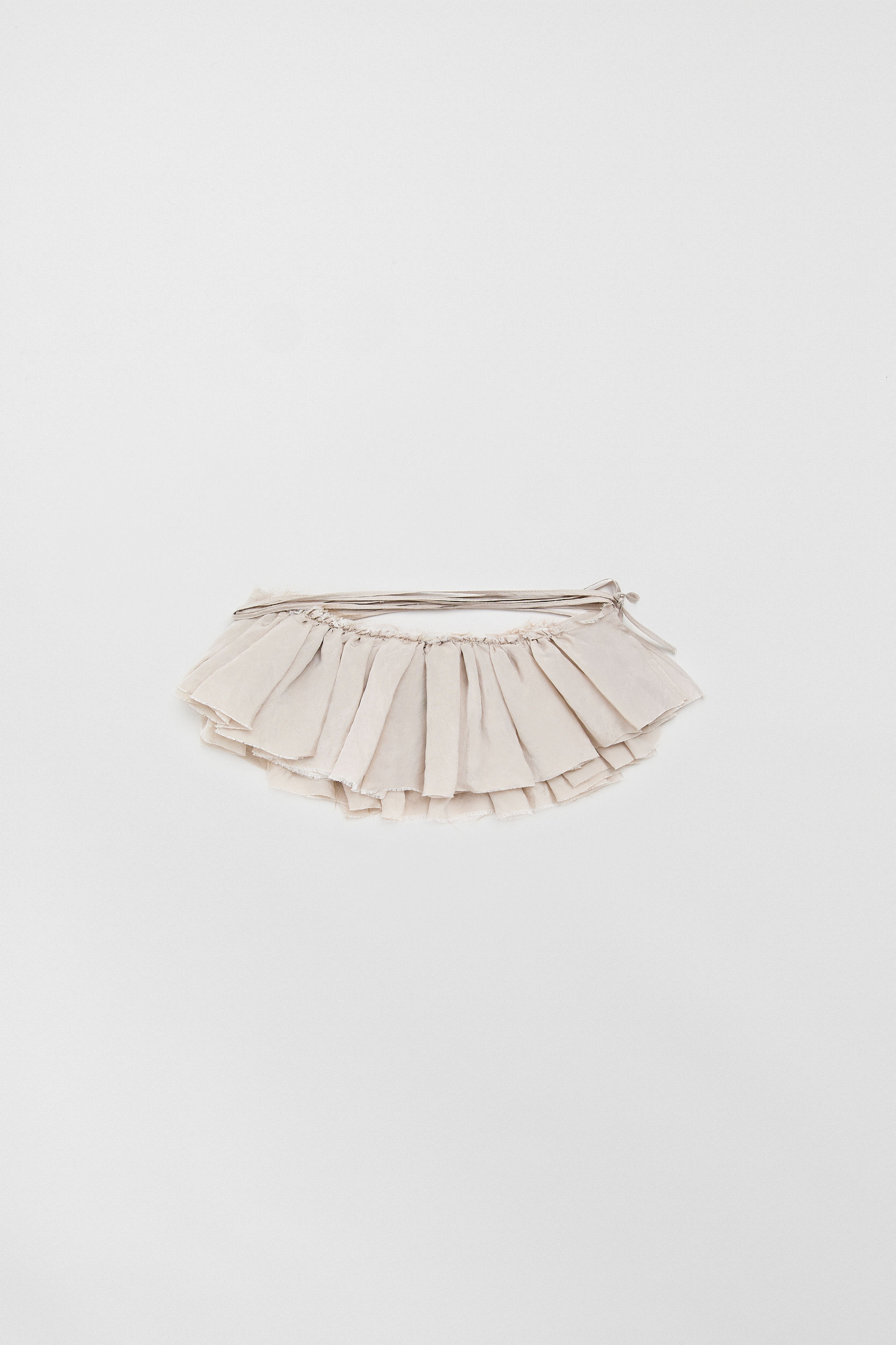 Vanny Ecru Ruffle | Miista | Designed & Handmade in Europe