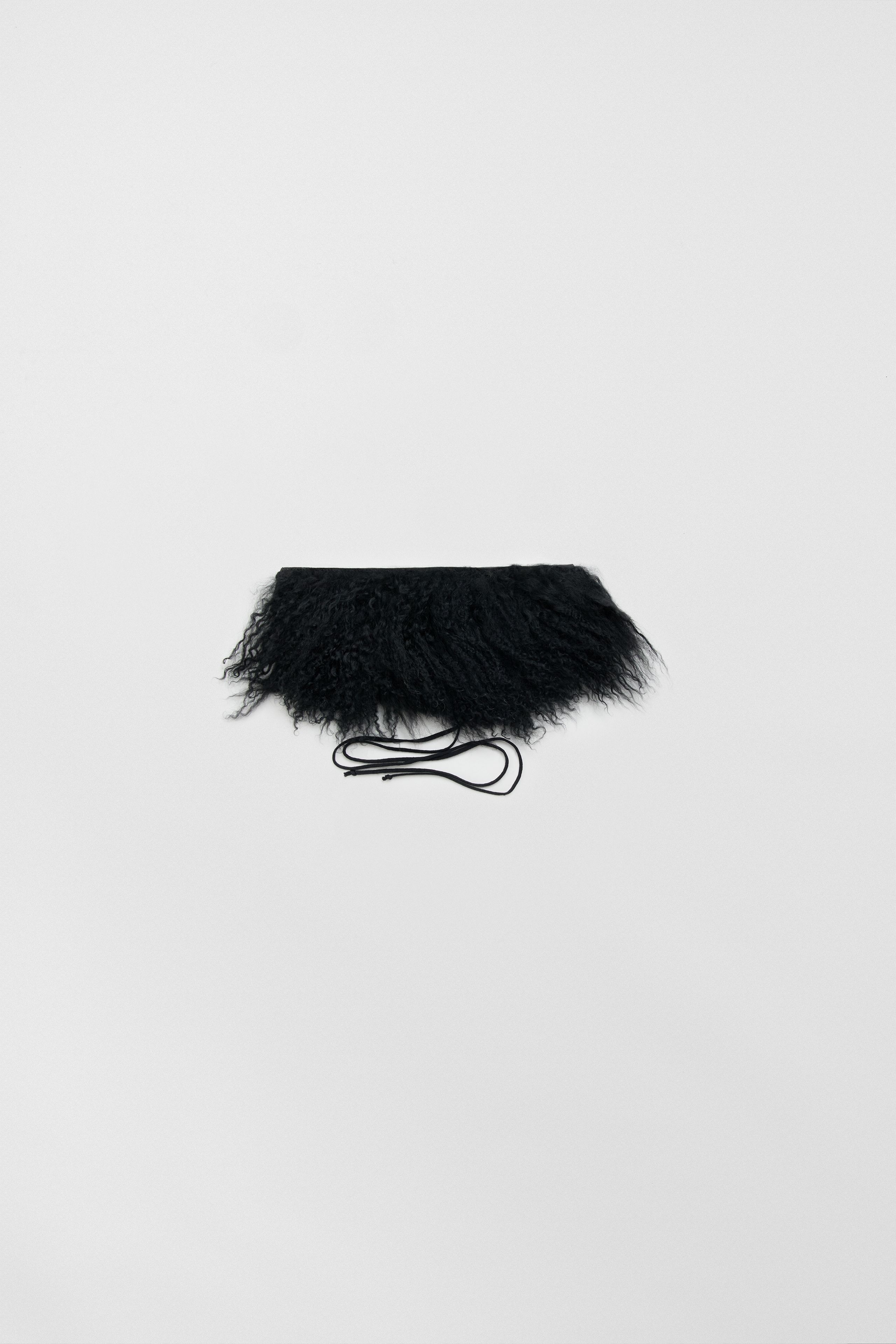 Chela Black Pony Knit Accessory | Miista | Designed & Handmade in Europe