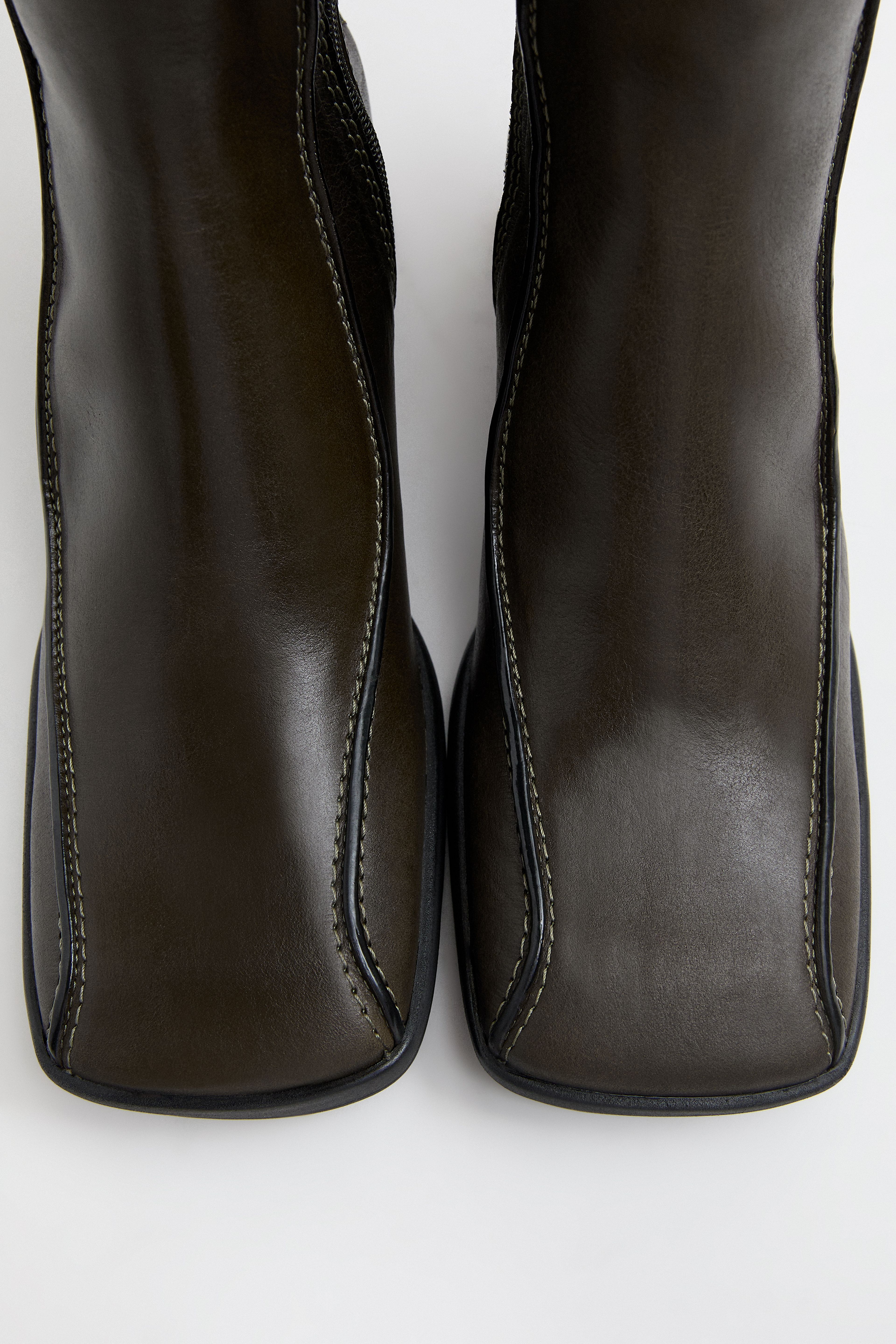 Lorena Boots - Khaki Leather | Miista | Designed & Handmade in Europe