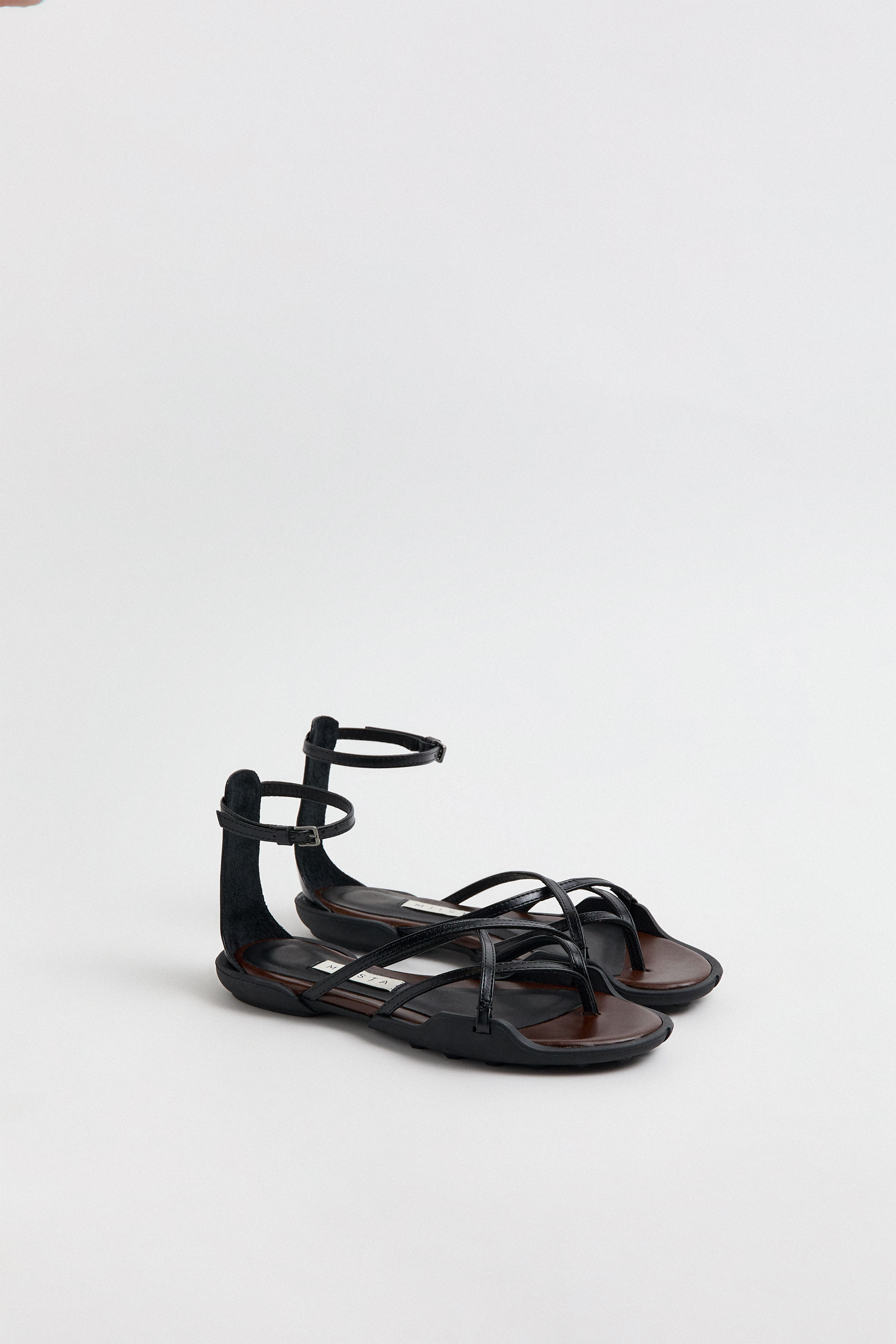 Roje Black Sandals | Miista | Designed & Handmade in Europe