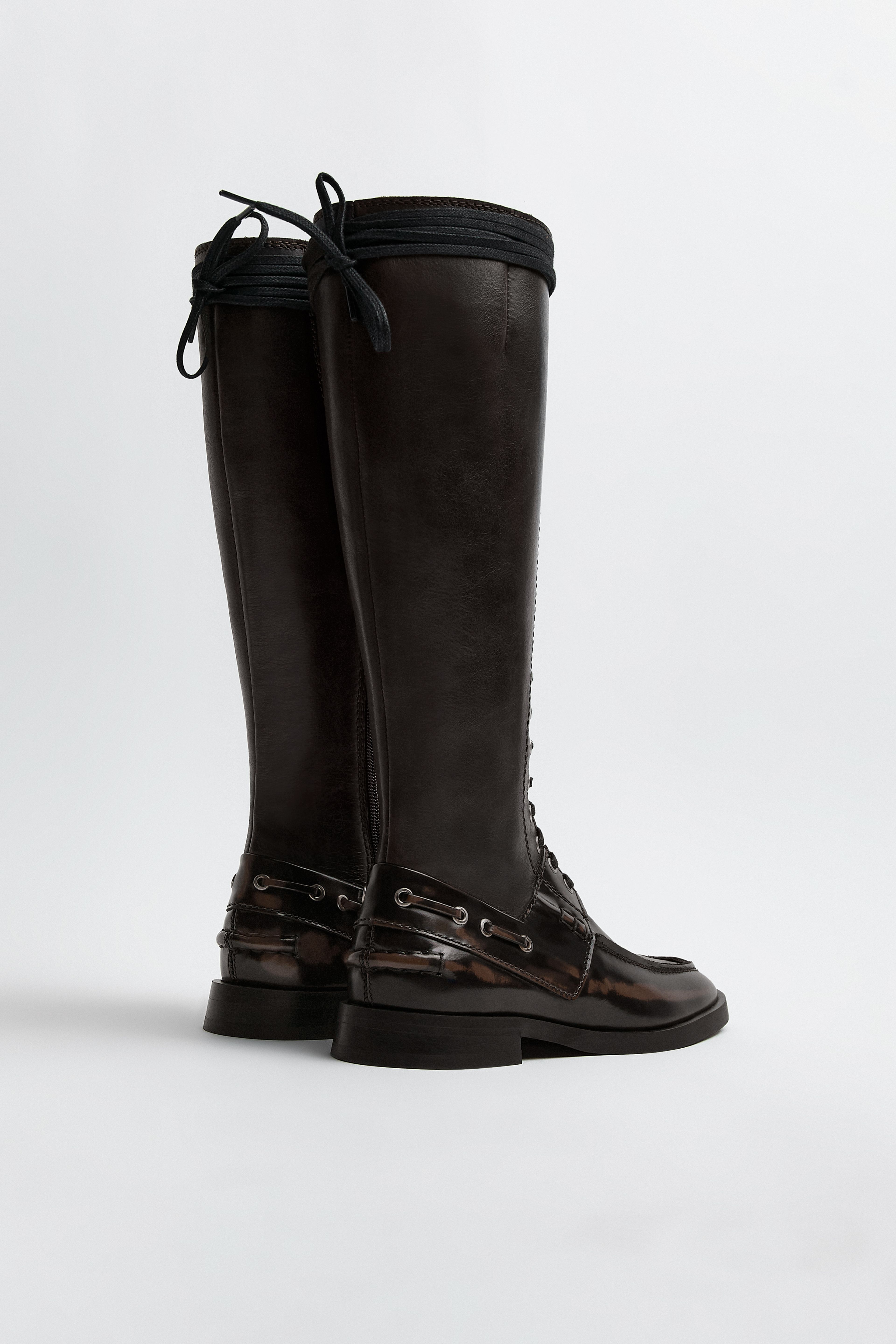 Liesbeth Boots - Brown Brush Off Leather | Miista | Designed & Handmade in Europe