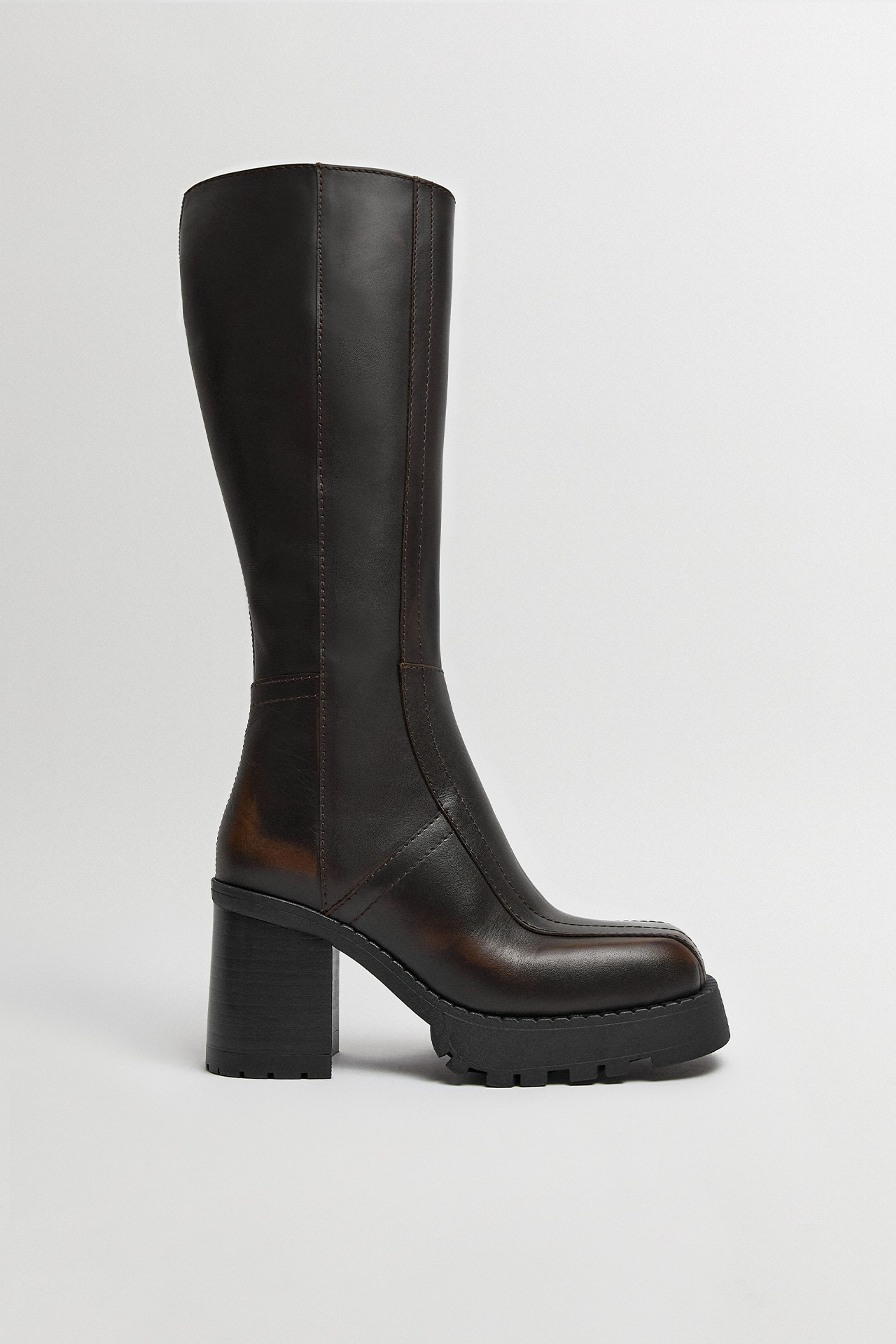Dulce Brushed Tall Boots | Miista Europe | Made In Portugal