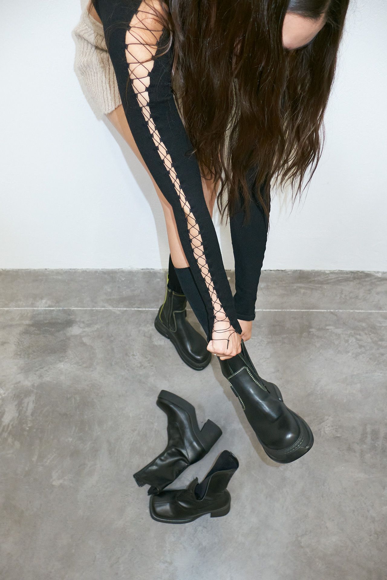 Kattrin Black Boots | Miista