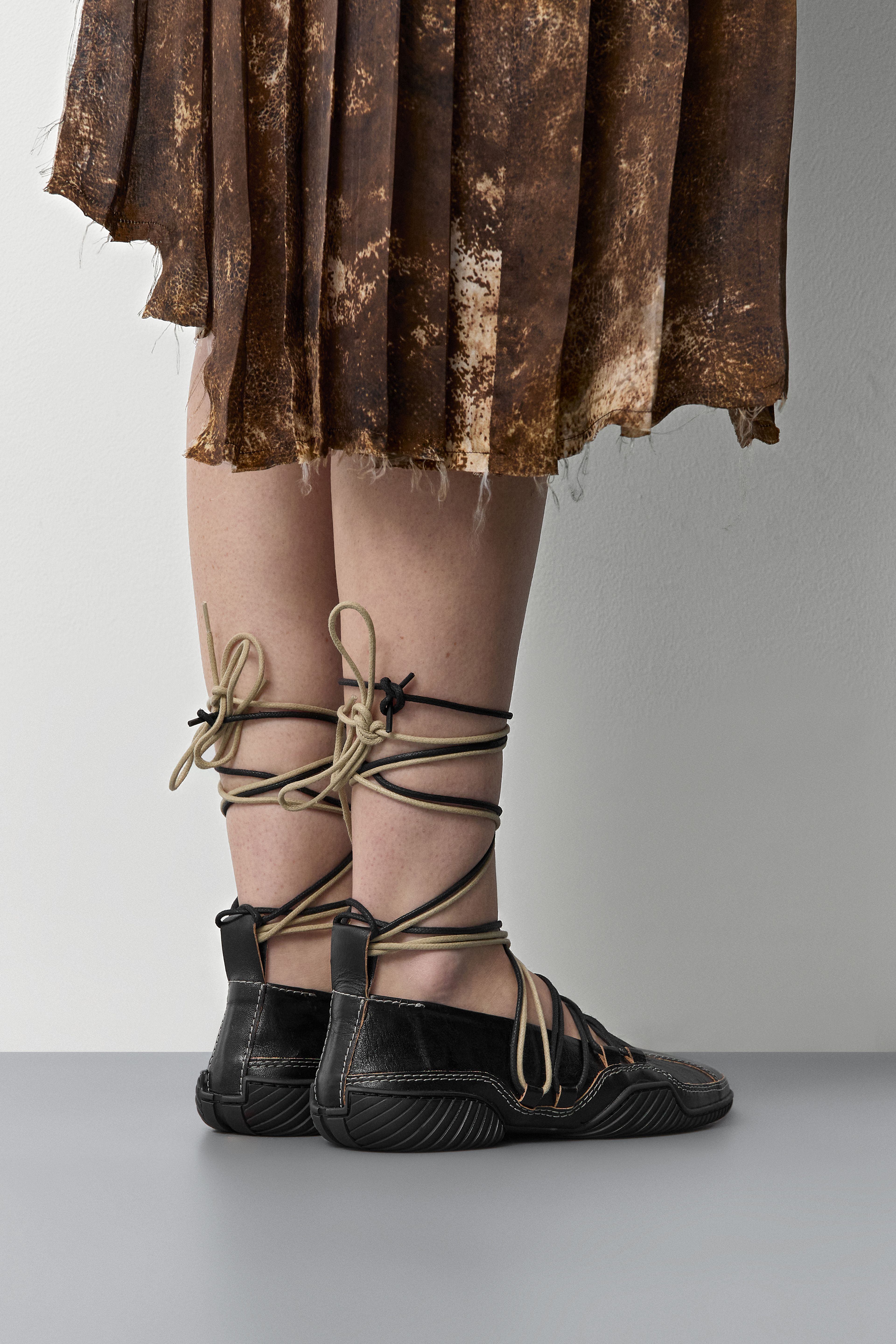 Norby Black Lace Sneakers | Miista | Designed & Handmade in Europe