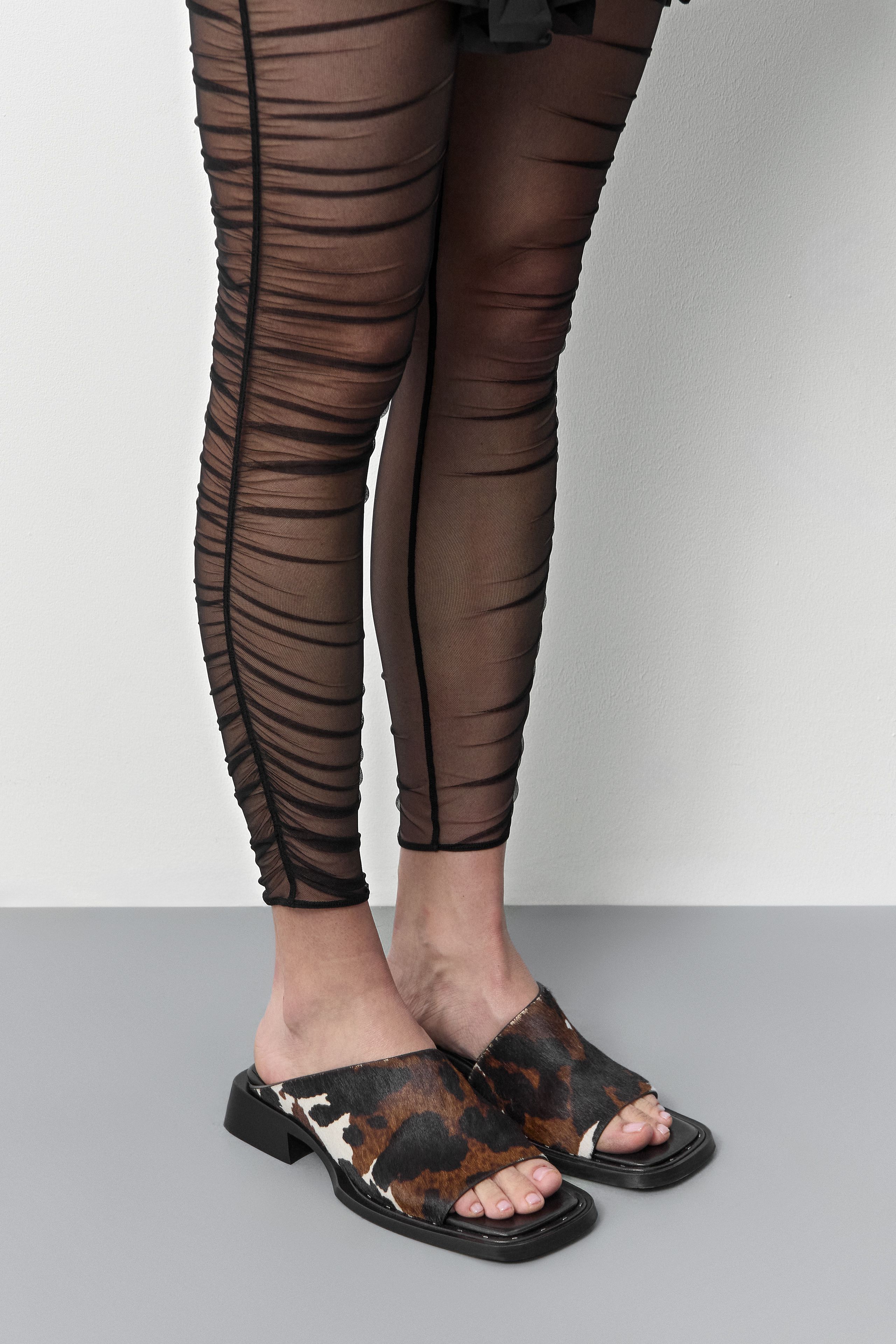 Alendra Sandals - Cow Print Ponyhair Leather | Miista