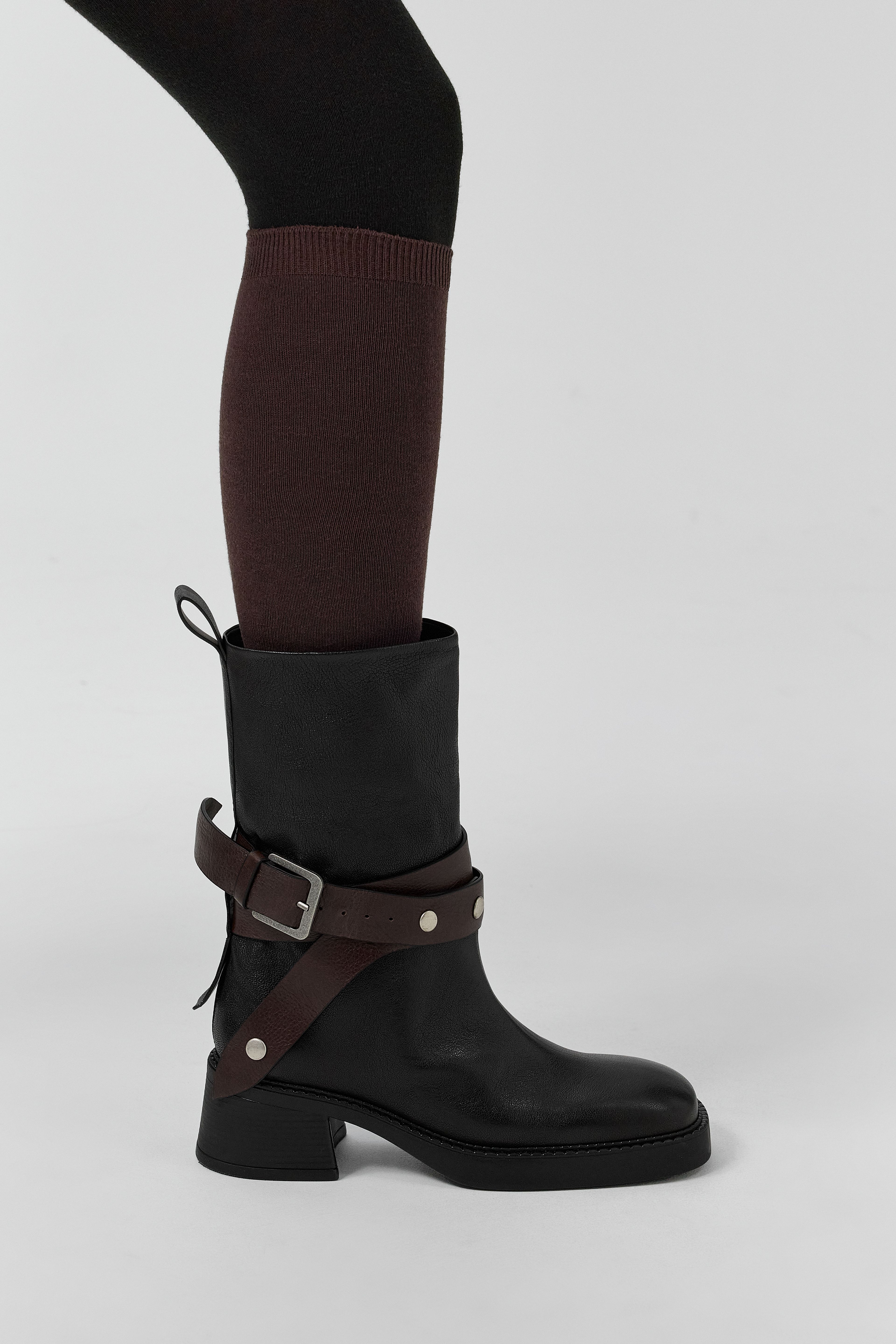Janina Boots - Black Leather | Miista | Designed & Handmade in Europe