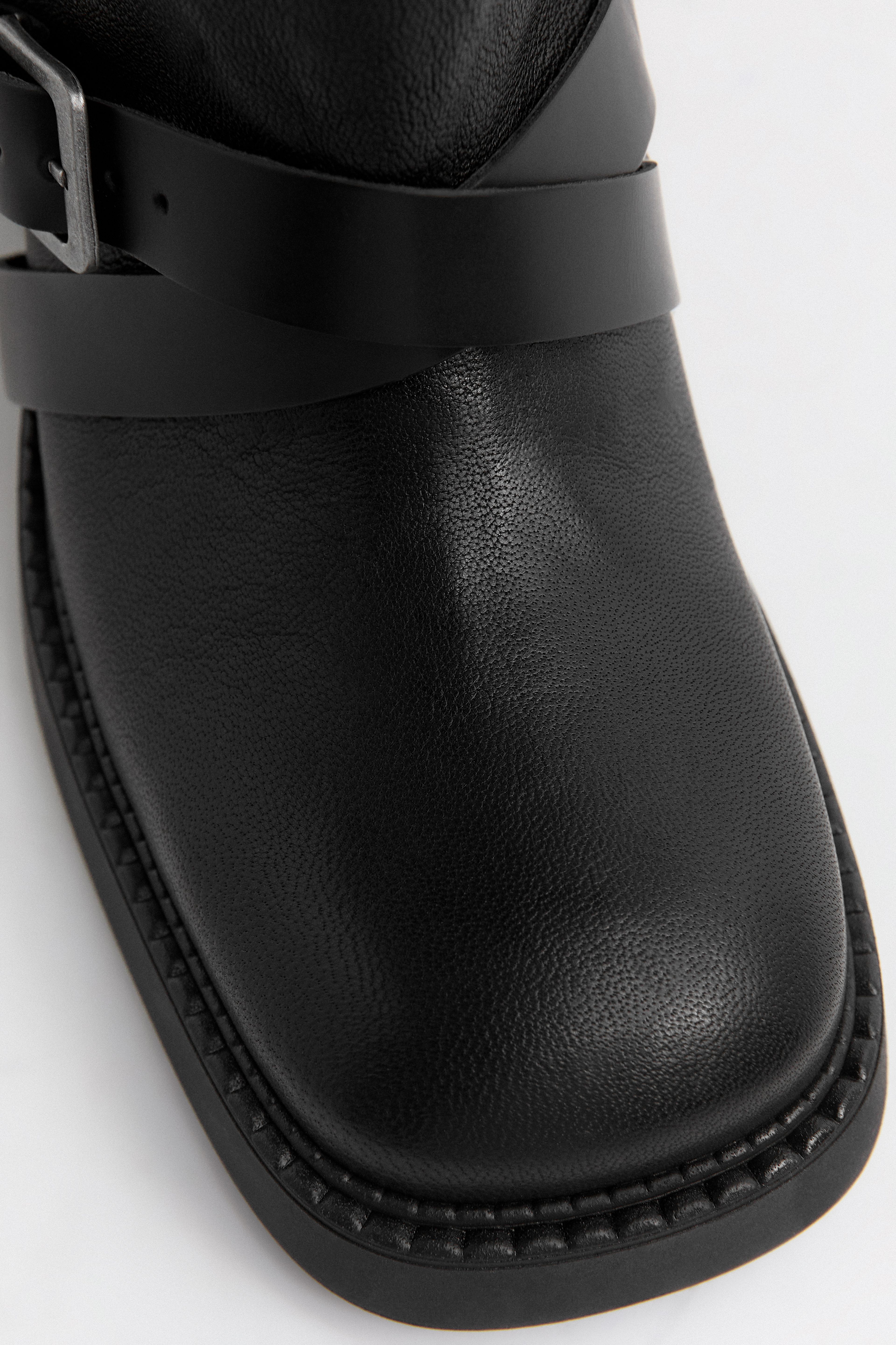 Katarzyna Boots - Black Leather | Miista | Designed & Handmade in Europe