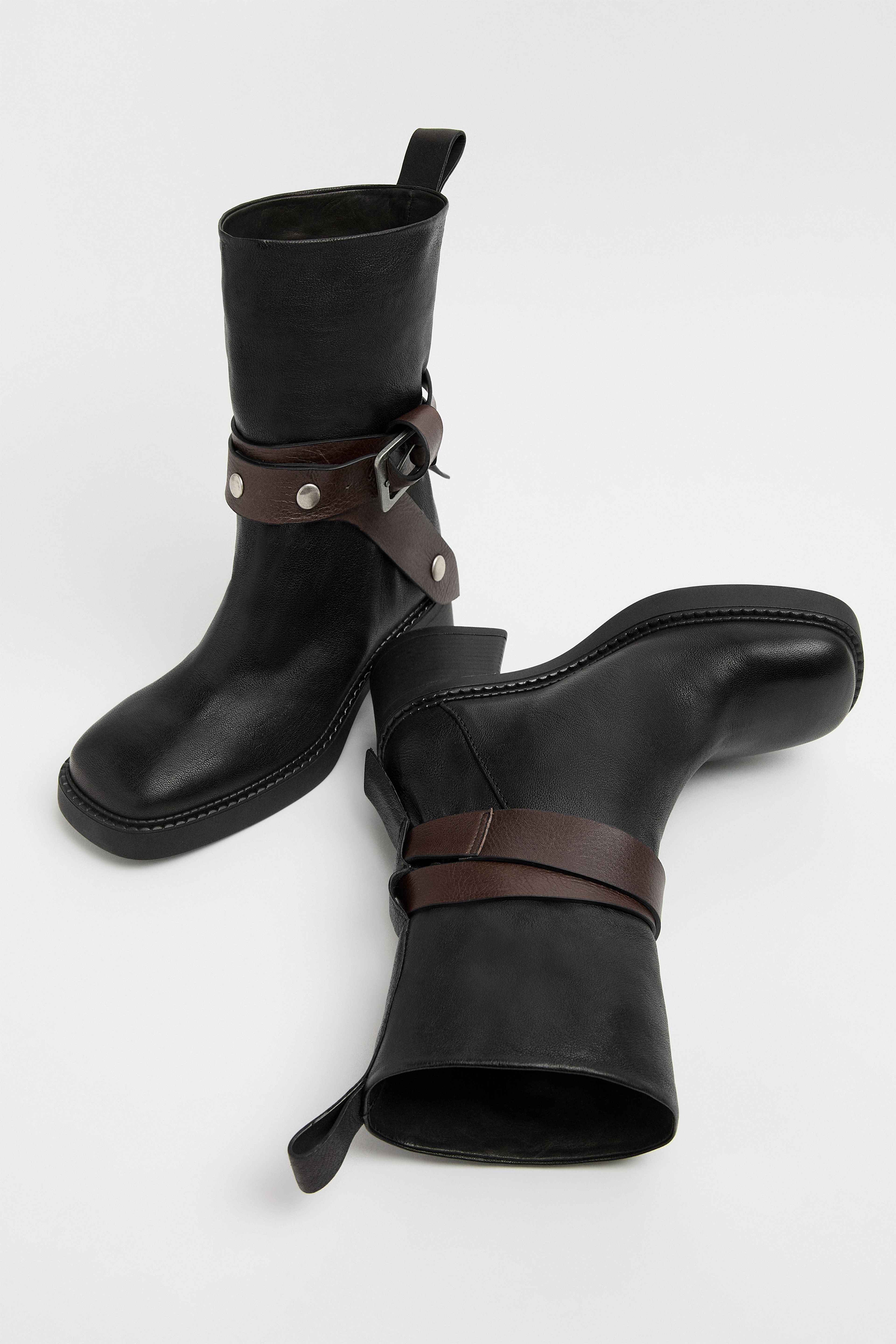 Janina Boots - Black Leather | Miista | Designed & Handmade in Europe