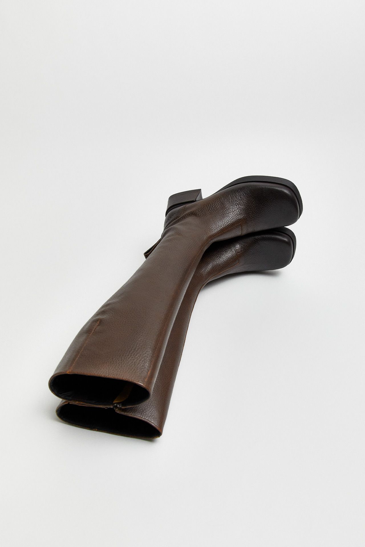 Brunilhda Brown Caramel Tall Boots | Miista
