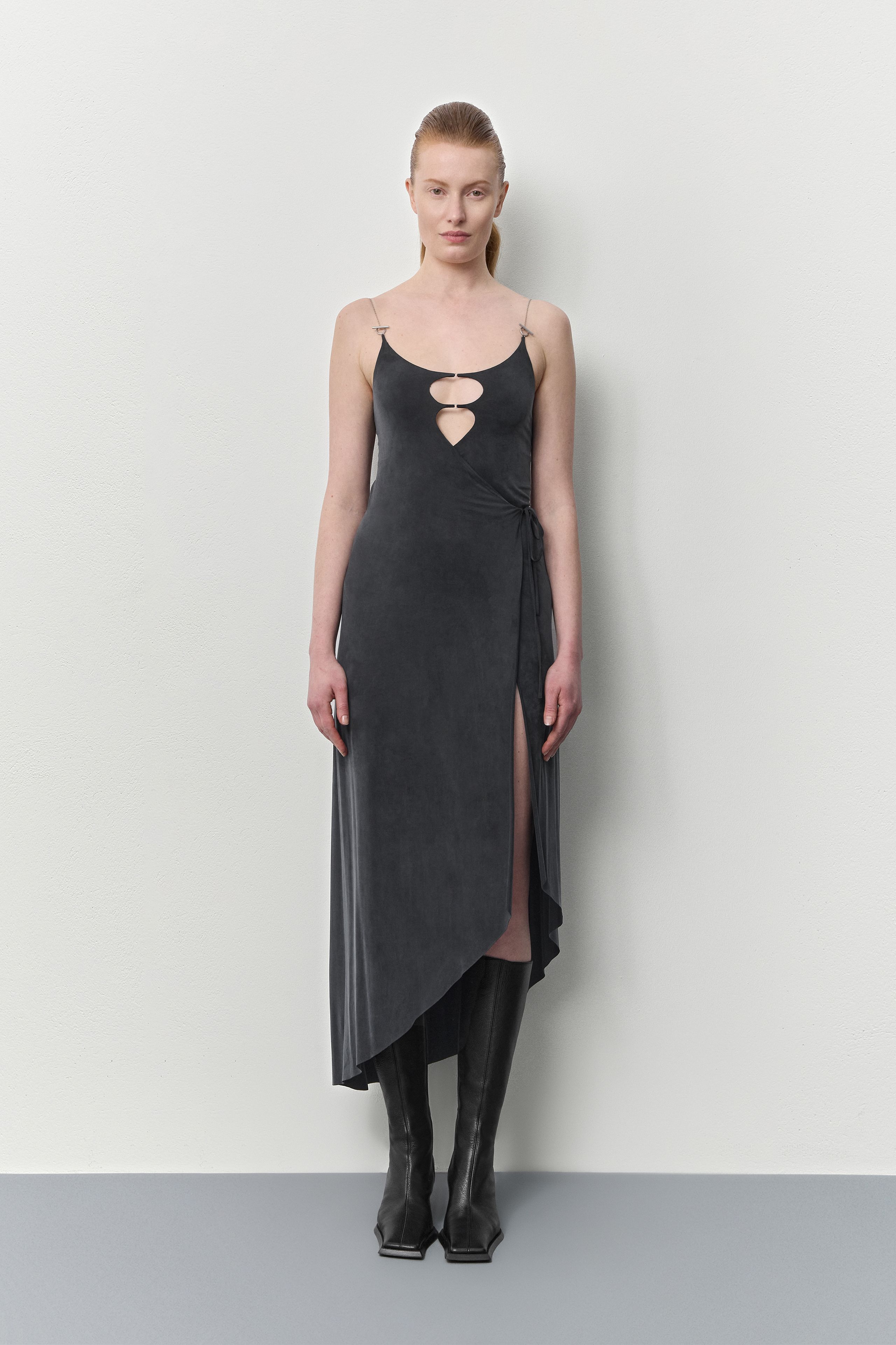 sachin and babi light blue dress Blanca Boots - Black Leather