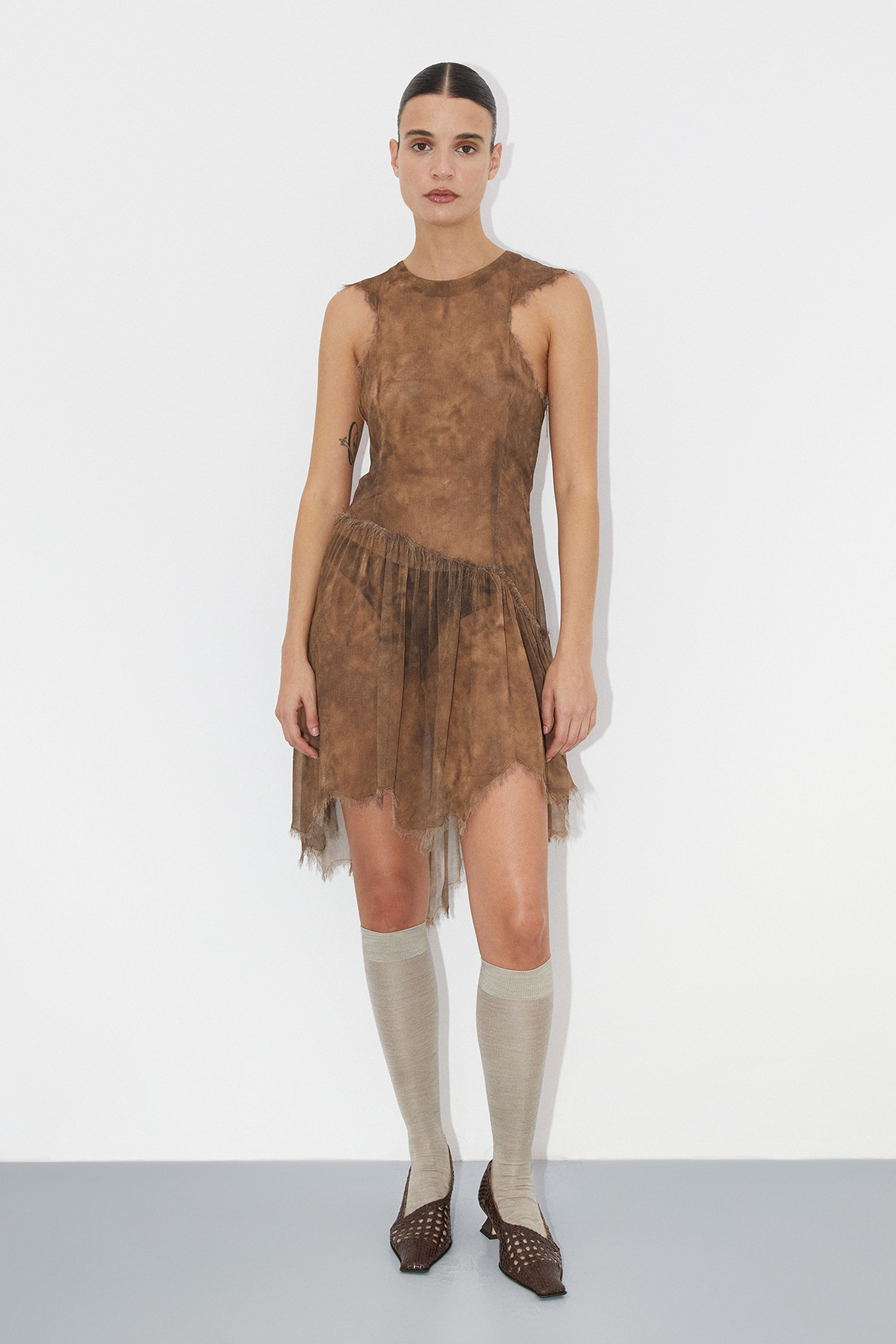 Siv Brown Dress | Designed & Handmade in Europe