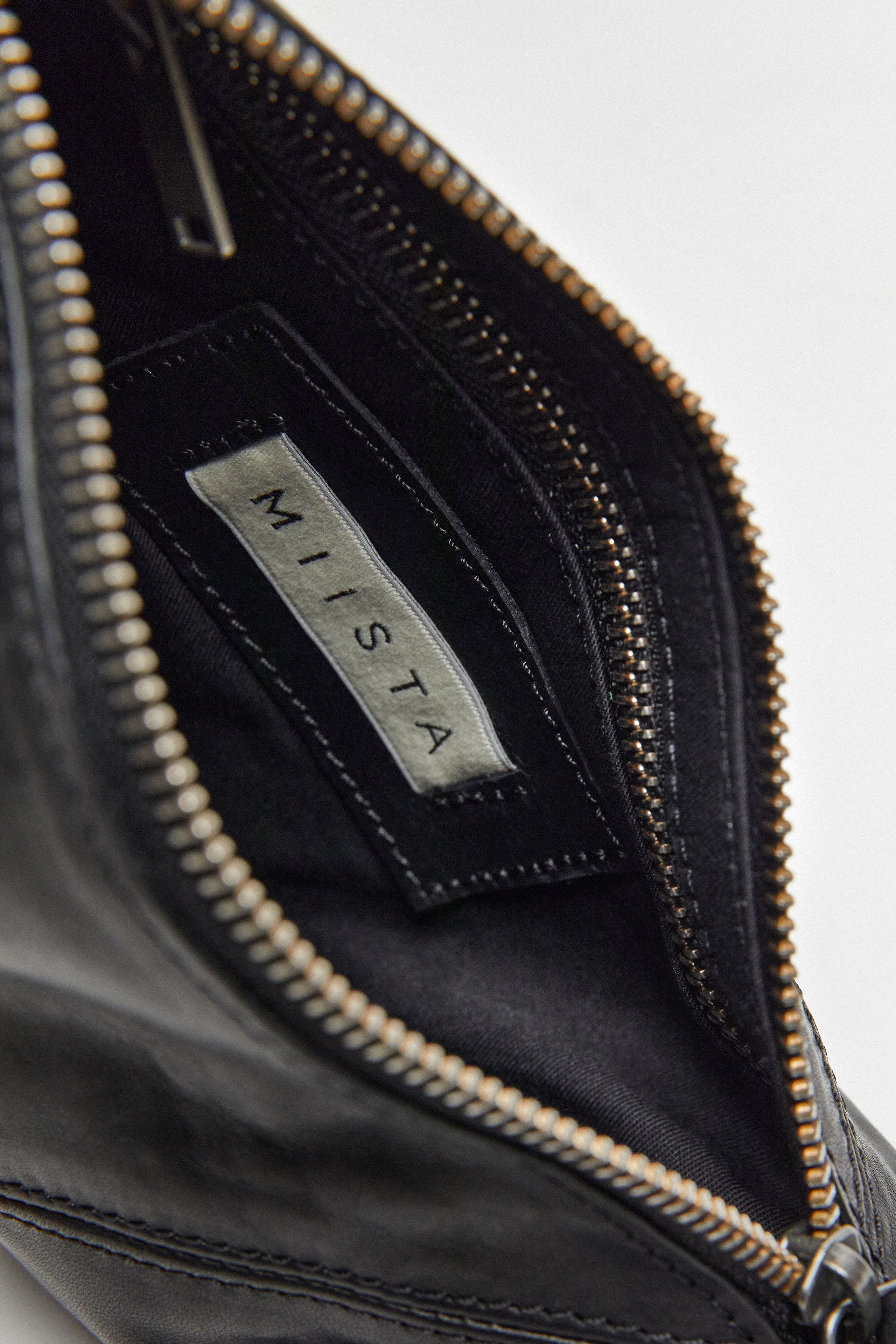 Dagna Bag - Black Leather | Miista
