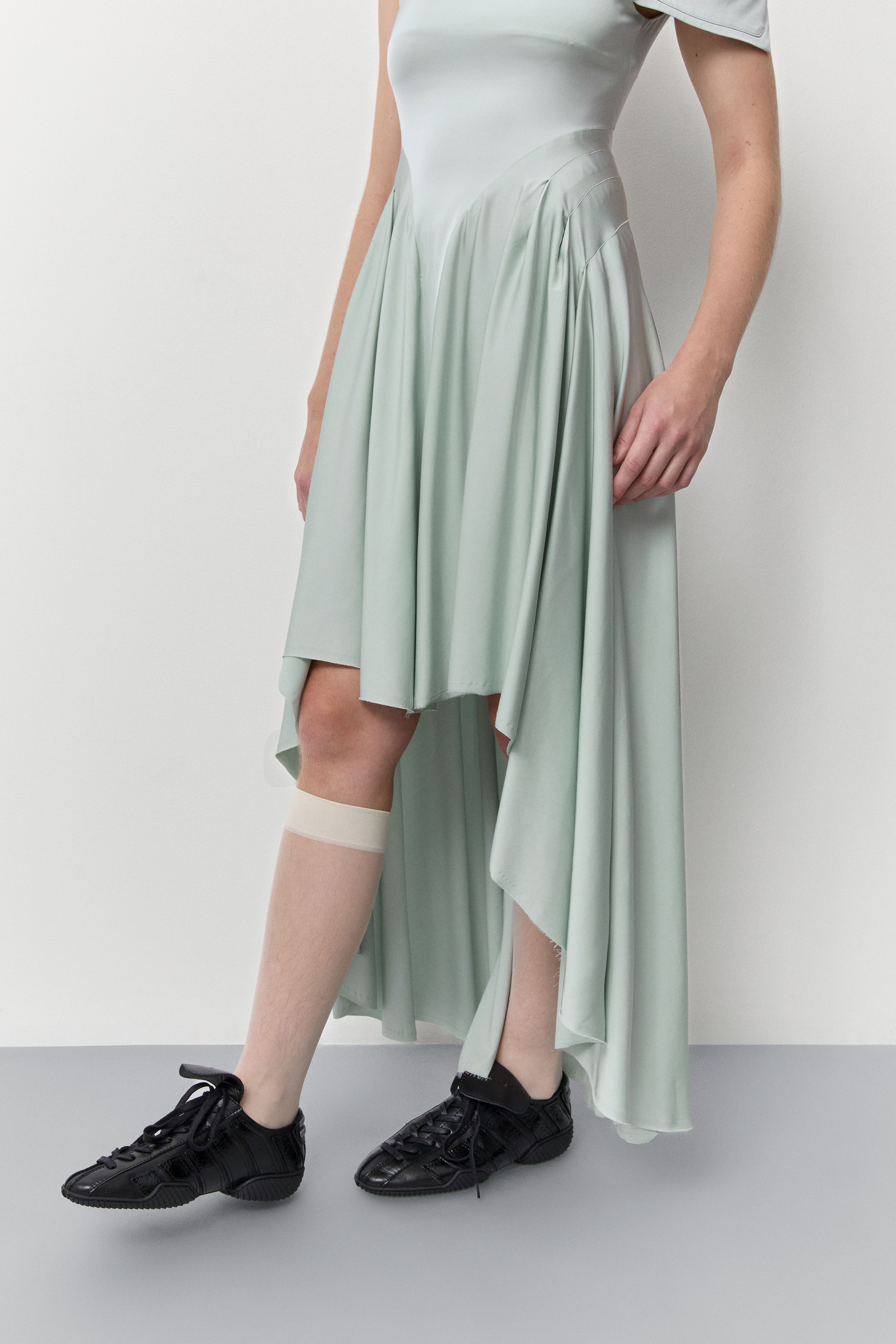 Rekka Mint Long Dress | Miista | Designed & Handmade in Europe