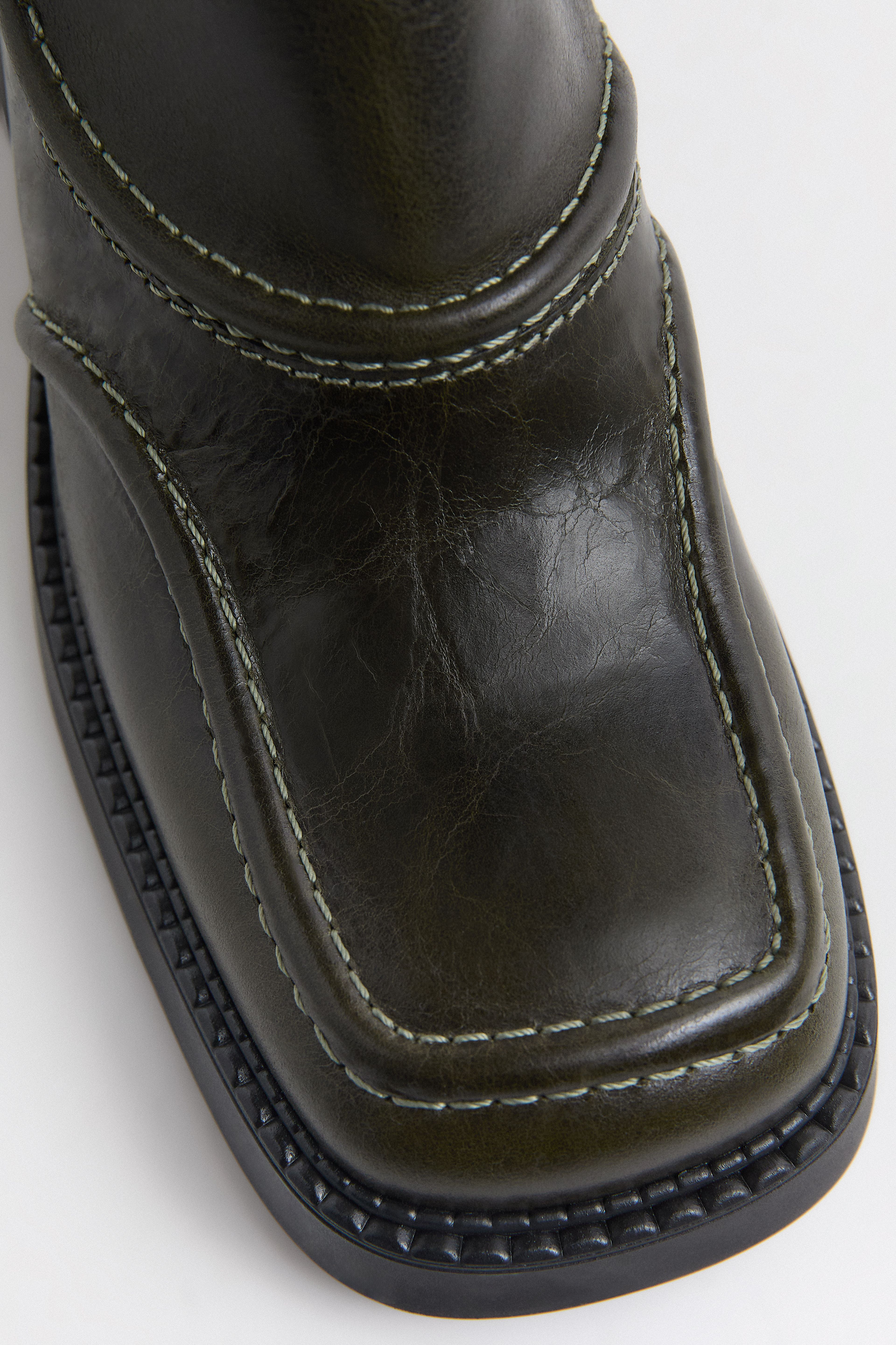 Malene Boots - Khaki Leather | Miista | Designed & Handmade in Europe